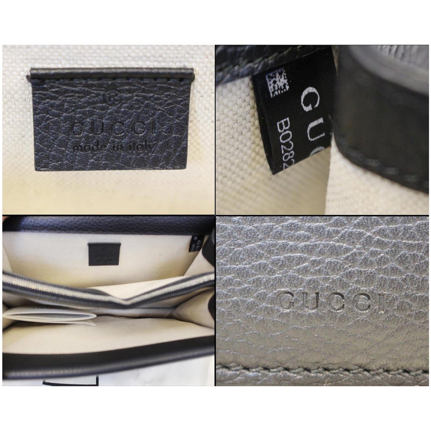 GUCCI Dionysus Small Leather Shoulder Bag 400249 Black