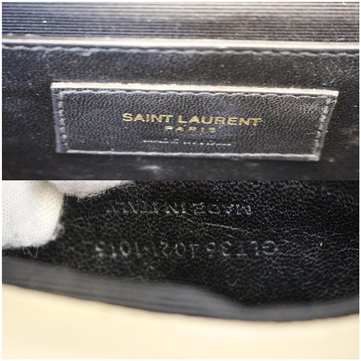 YVES SAINT LAURENT Kate Medium Leather Crossbody Bag Beige