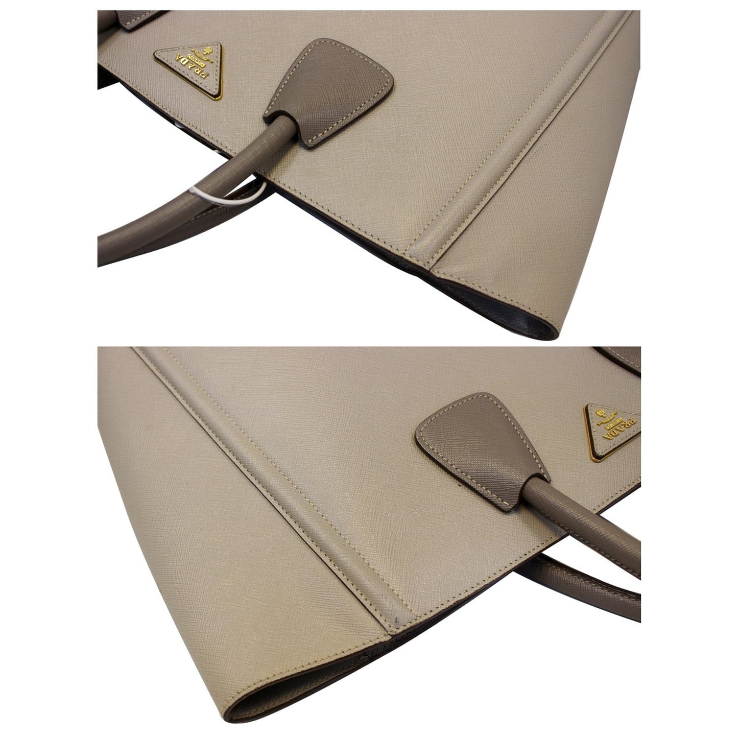 PRADA Saffiano Lux Bicolor Tote Bag