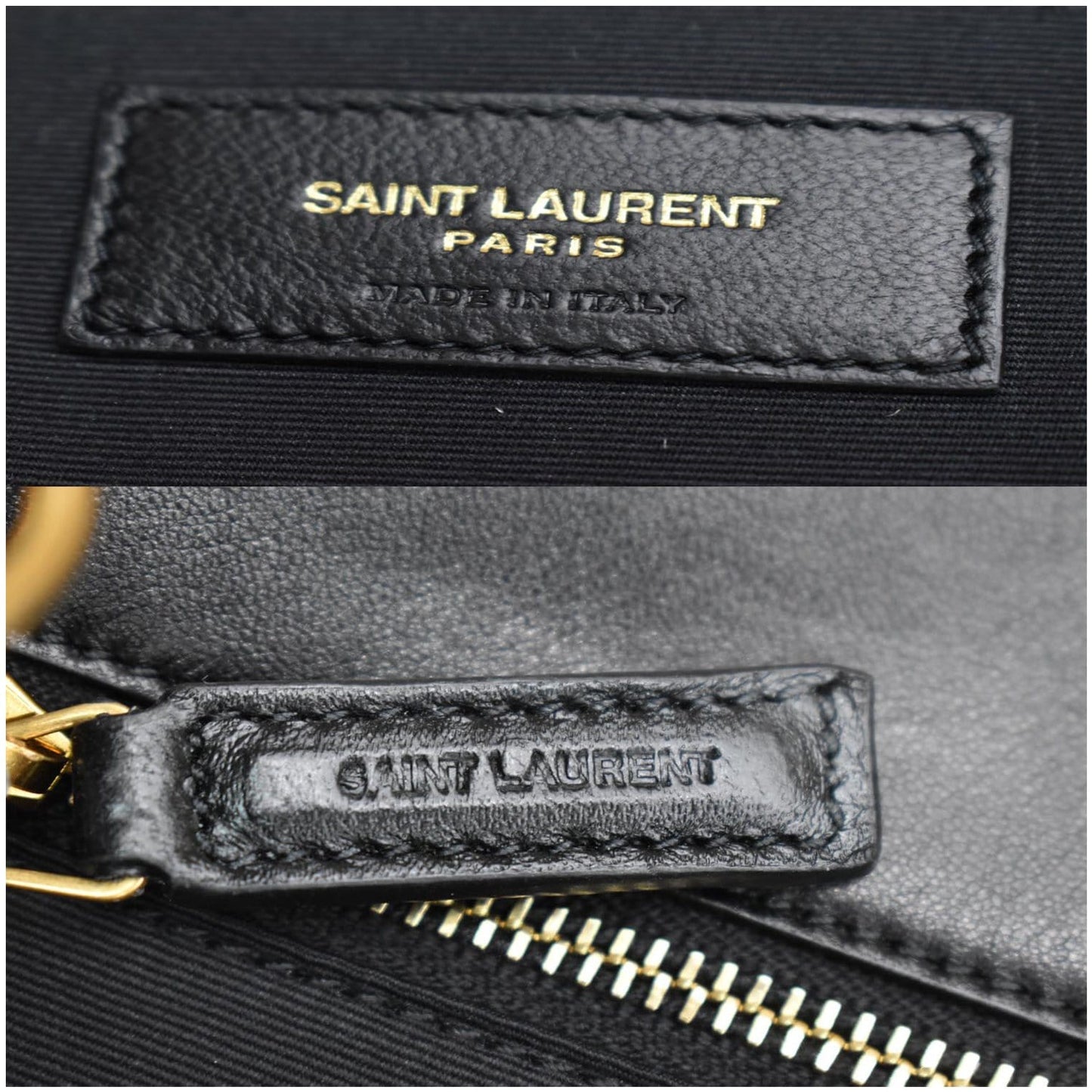 YVES SAINT LAURENT Niki Medium Leather Shoulder Bag Black