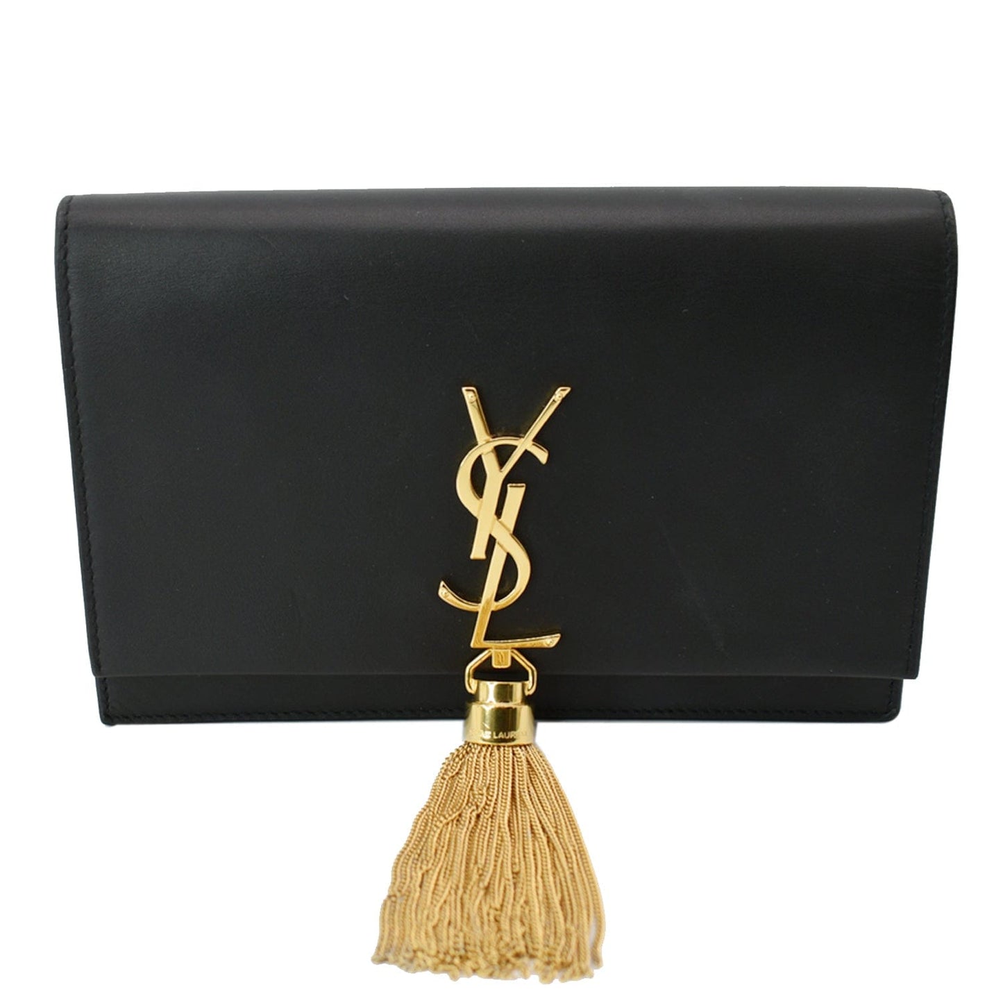 YVES SAINT LAURENT Kate Tassel Leather Crossbody Bag Black