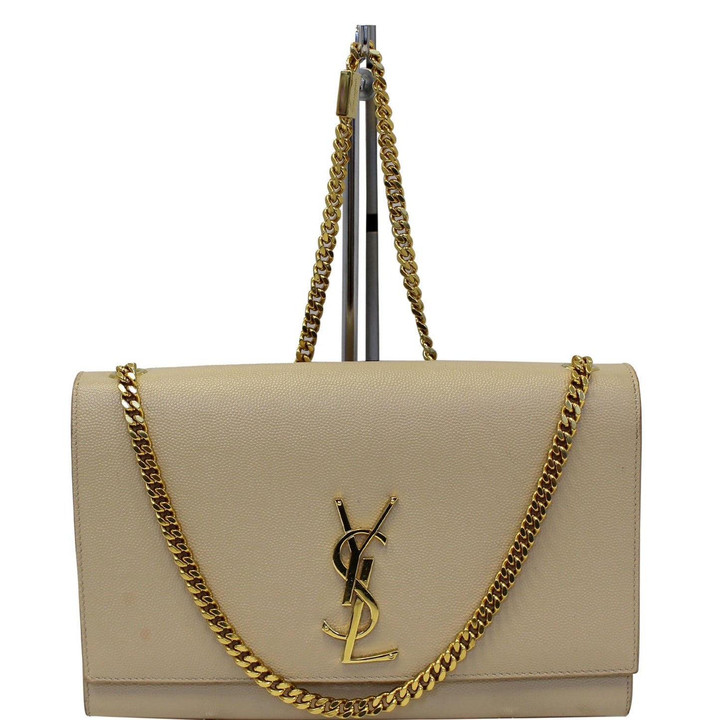 YVES SAINT LAURENT Kate Medium Leather Crossbody Bag Beige