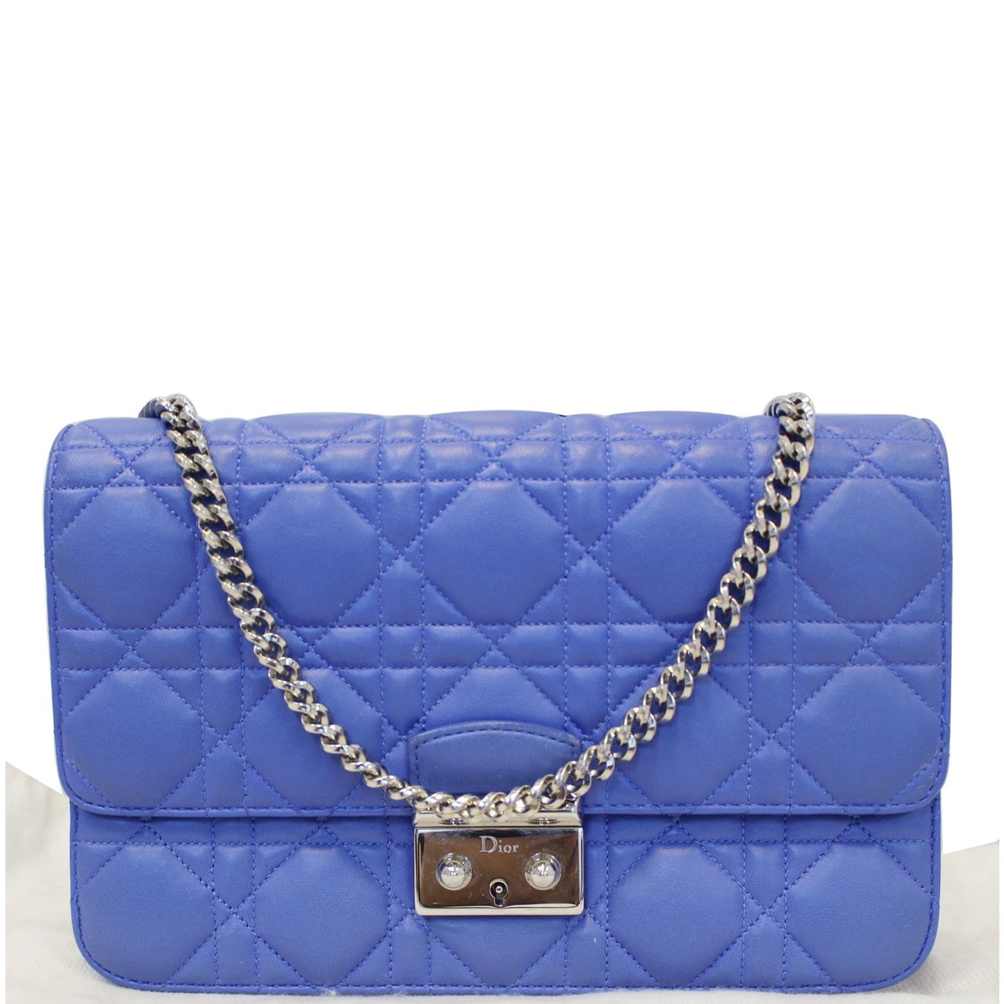 CHRISTIAN DIOR Miss Dior Promenade Cannage Quilted Leather Crossbody Bag