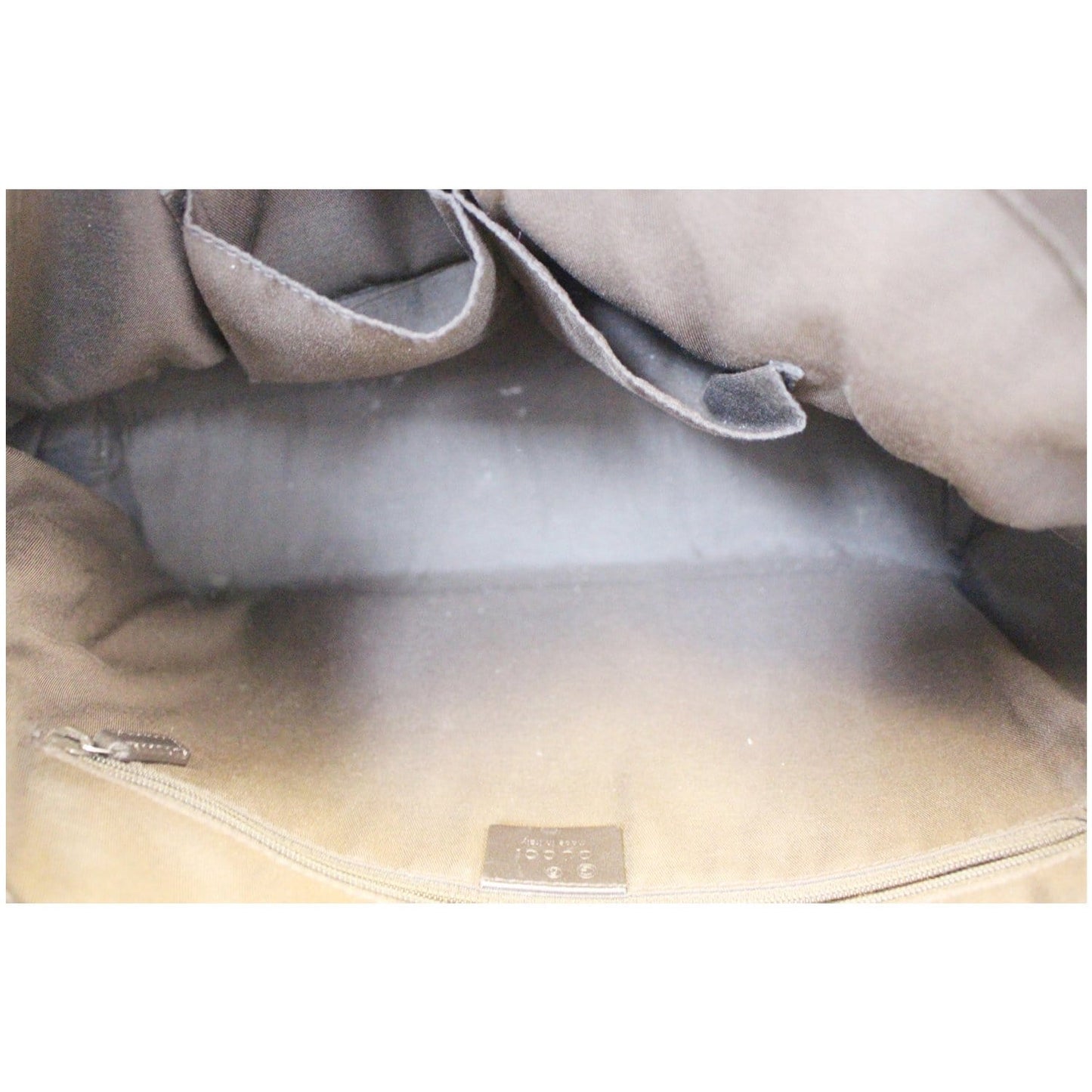 GUCCI Dark Brown Leather Shoulder Bag 341503