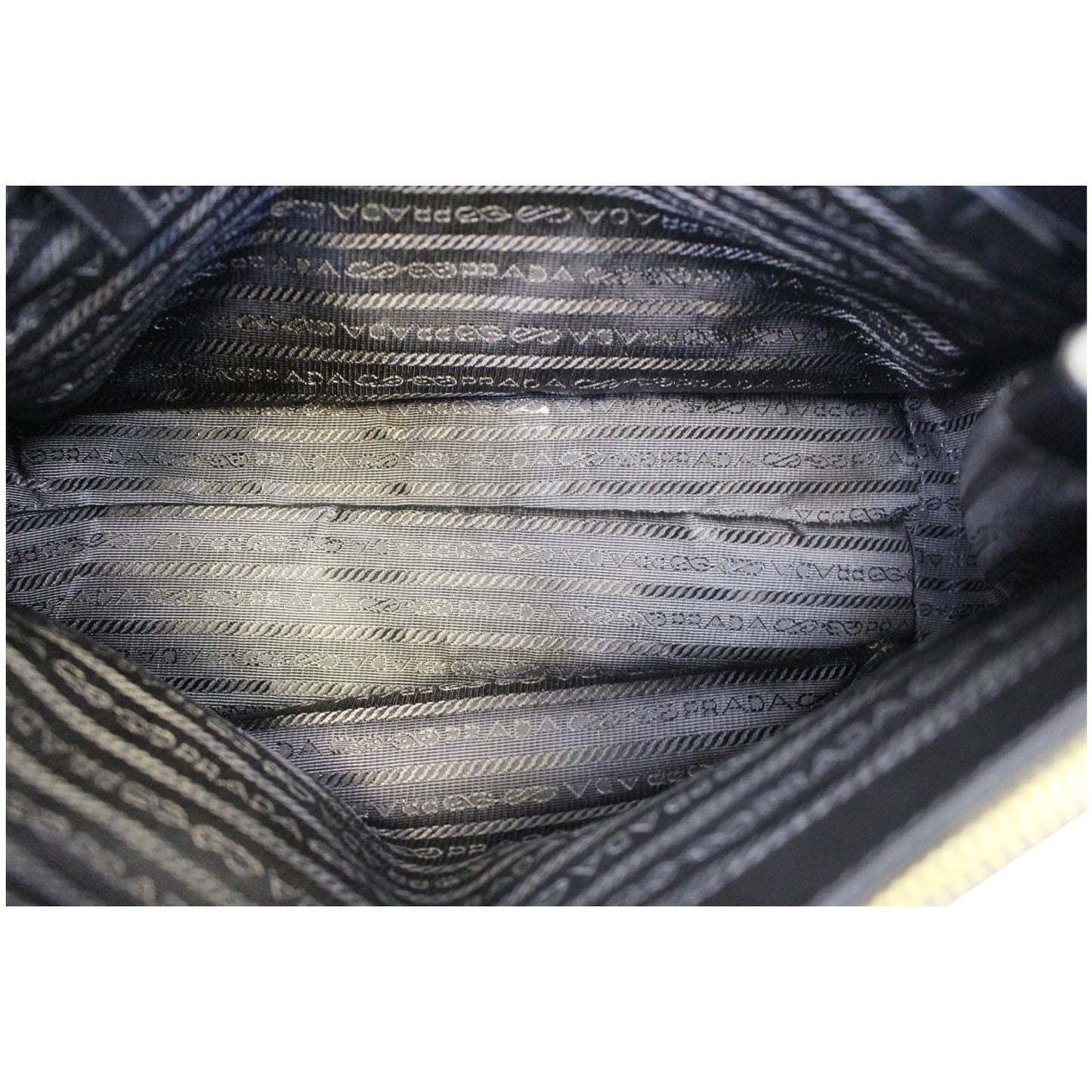 PRADA Saffiano Lux Small Double-Zip Tote Bag Black