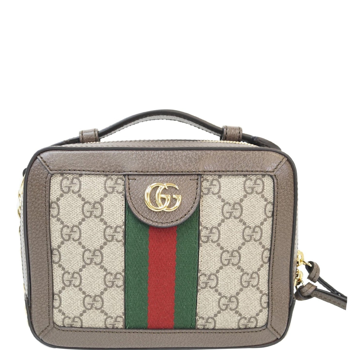 GUCCI Ophidia GG Mini Supreme Shoulder Bag Beige/Ebony 602576 - 15% OFF