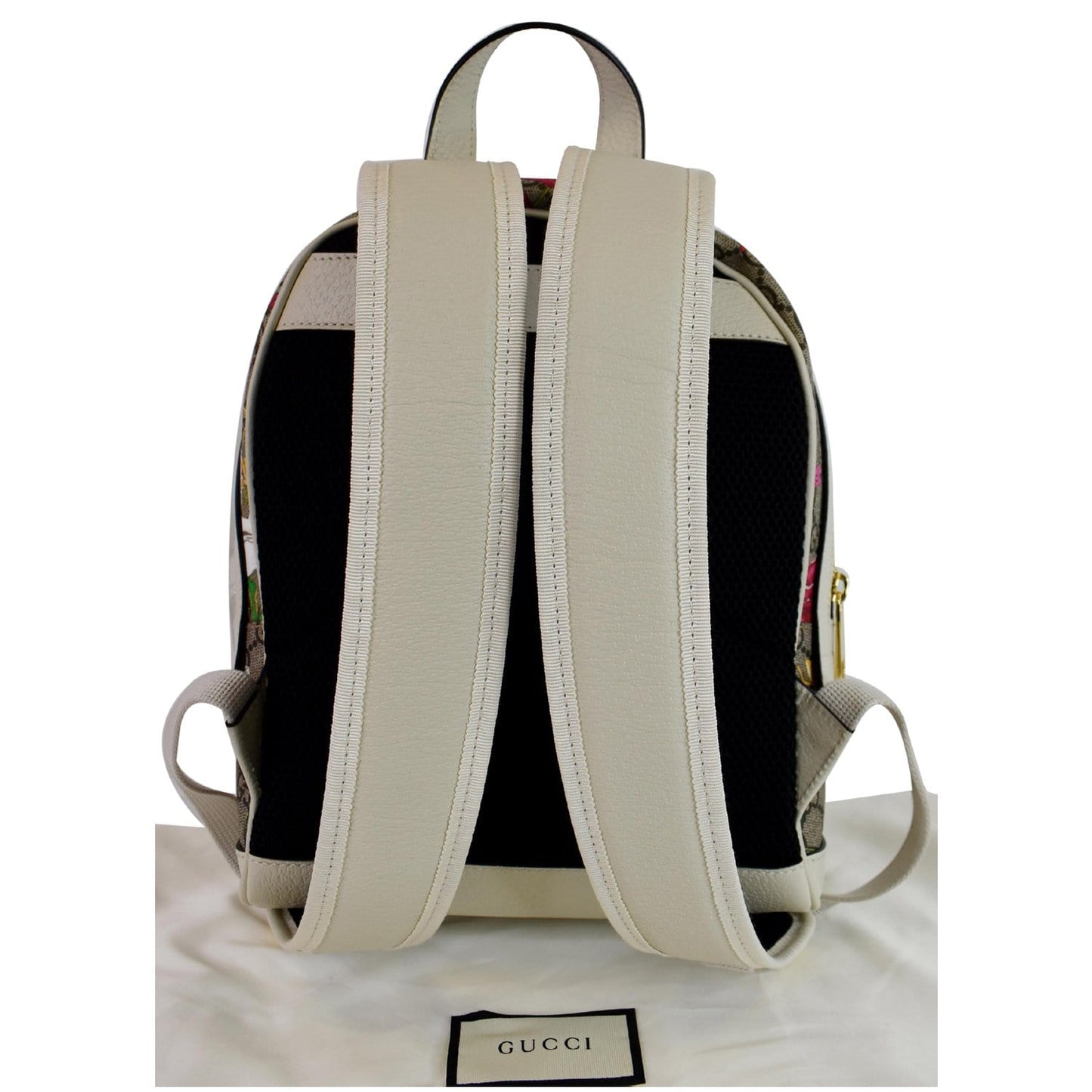 GUCCI Ophidia GG Flora Small Supreme Canvas Backpack Bag Beige 547965