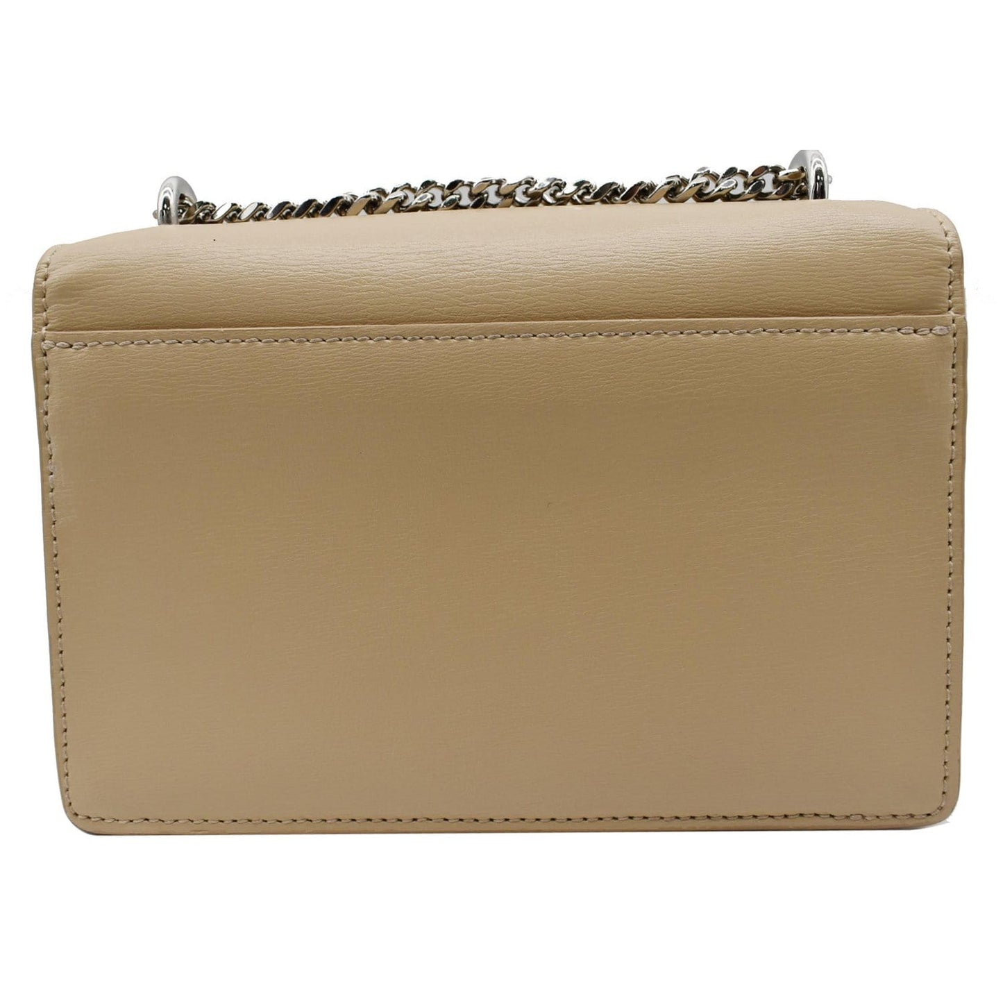 YVES SAINT LAURENT Monogram Sunset Medium Leather Shoulder Bag Beige