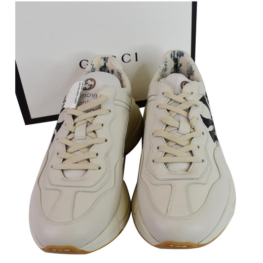 Gucci Rhyton NY Yankees Leather Sneakers White 548638 US 7