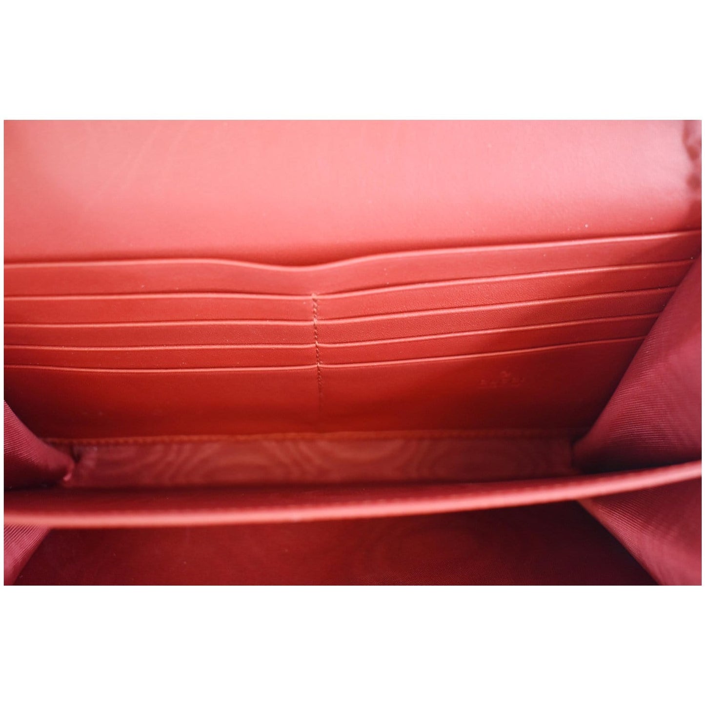 GUCCI Dionysus Mini Python Leather Crossbody Chain Wallet Red 401231