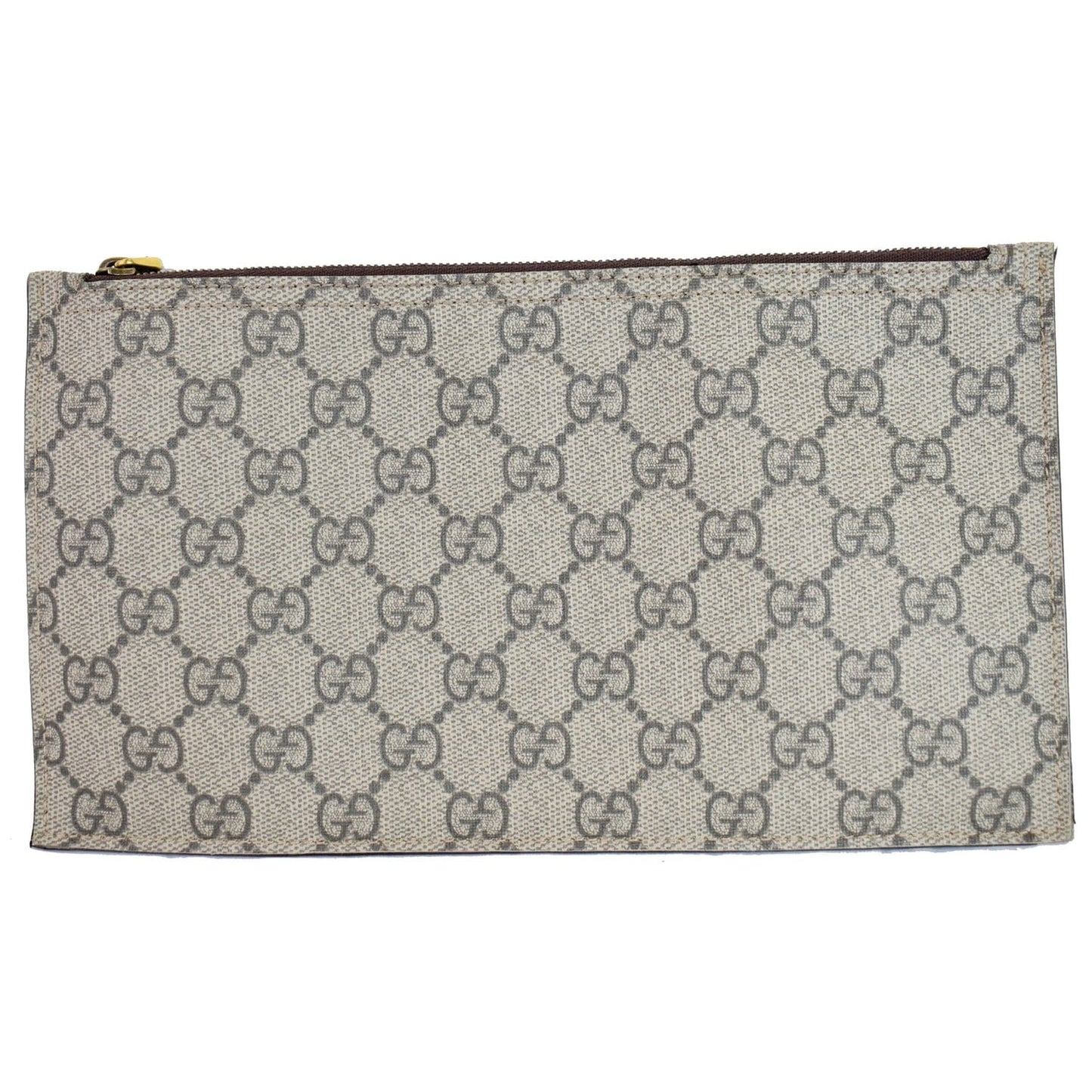 GUCCI Ophidia Soft GG Supreme Pouch Wristlet Beige 519335
