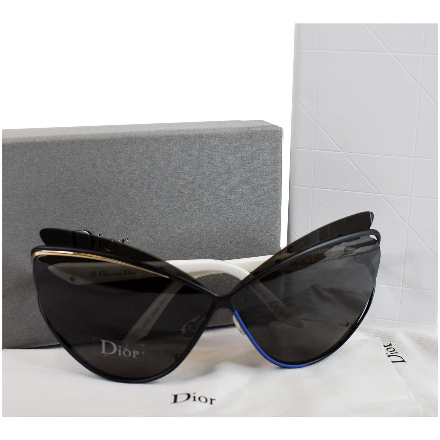 Christian Dior Audacieuse1 4CHY1 72 Women Sunglasses Grey Lens
