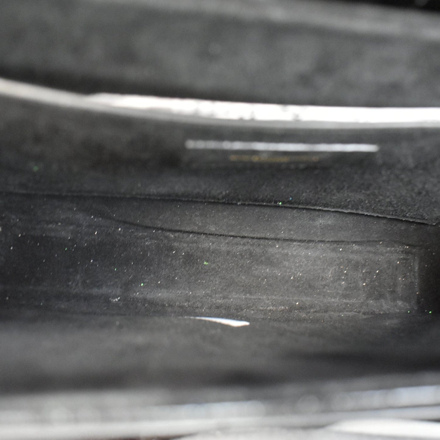 YVES SAINT LAURENT New Besace Embossed Leather Crossbody Bag Black