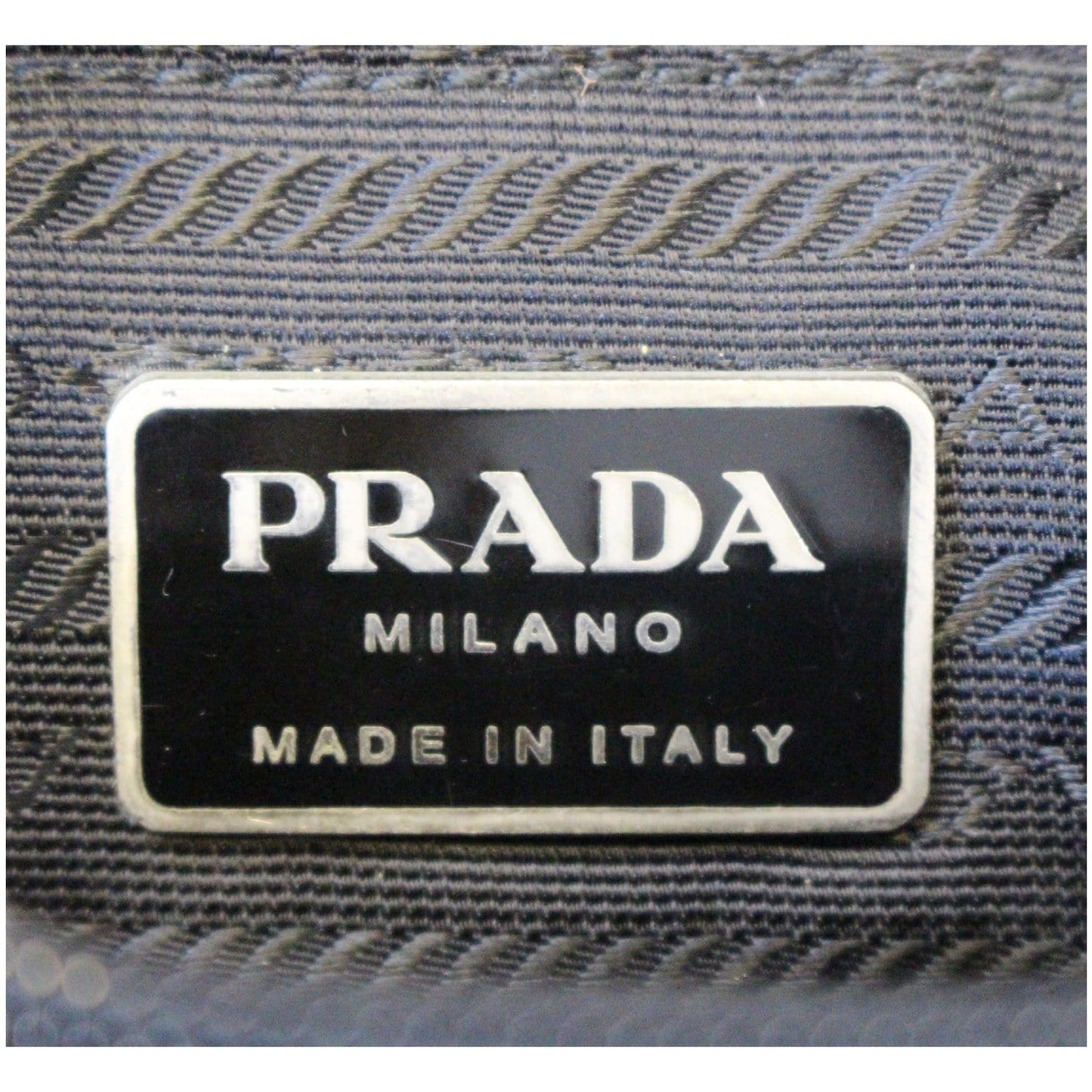 PRADA Tessuto City Nylon Shoulder Bag Black