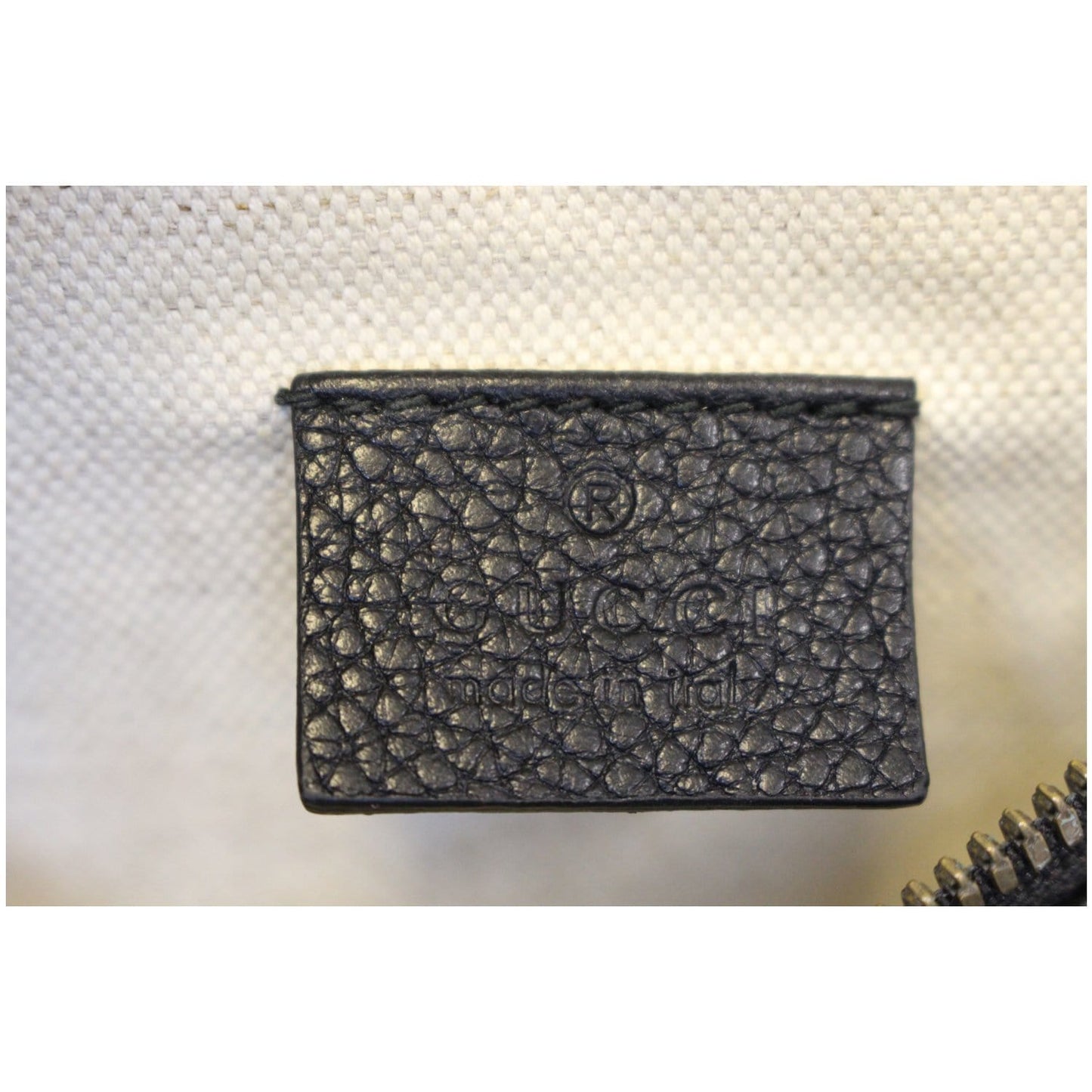 GUCCI Print Leather Black Belt Waist Bumbag Medium 530412