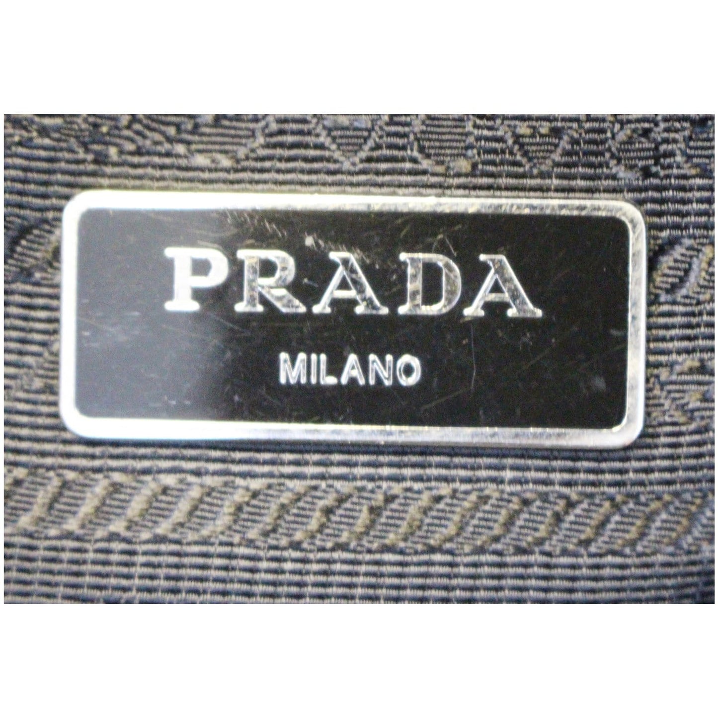 PRADA Large Nylon Crossbody Bag Black