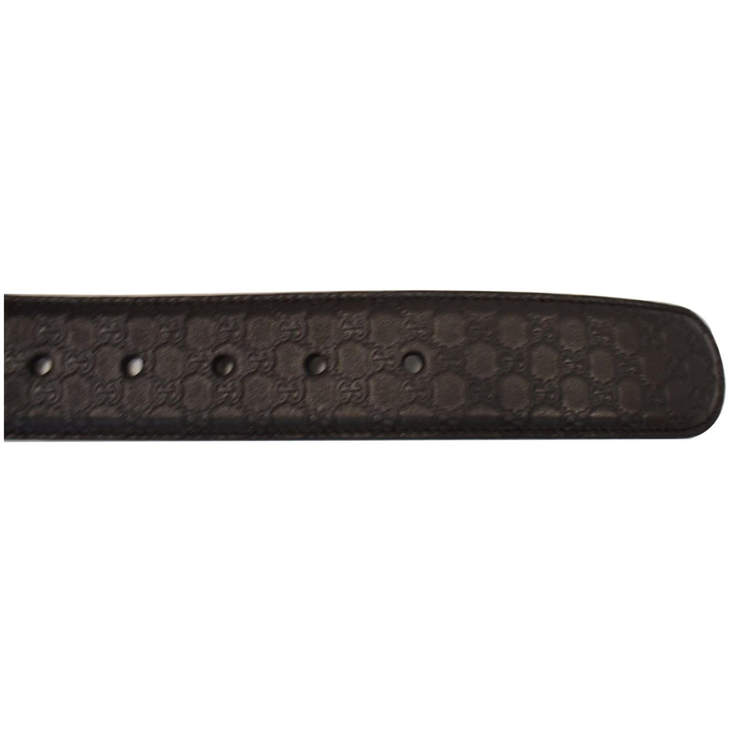 GUCCI Microguccissima Leather Belt Brown Size 100/44