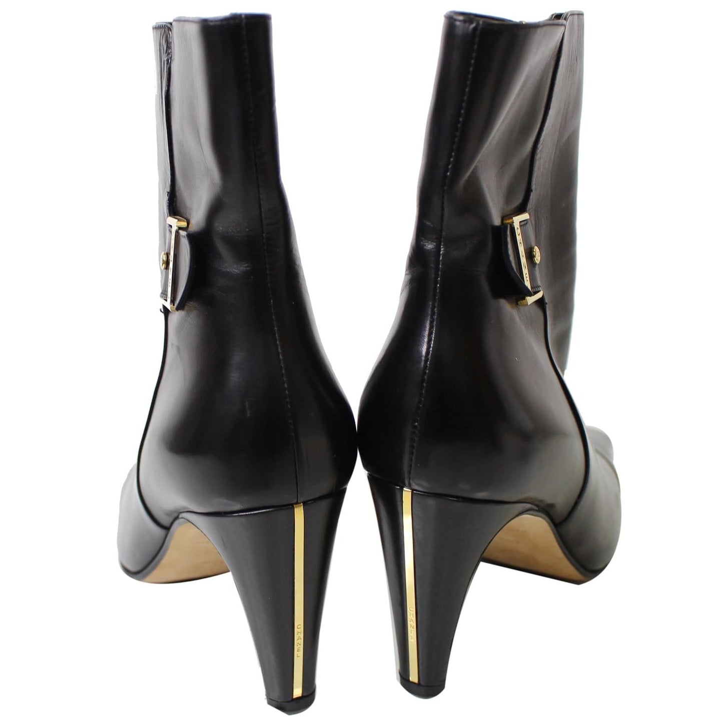 CHANEL Ankle Leather Zip Boots Black US 9.5 - 20% OFF