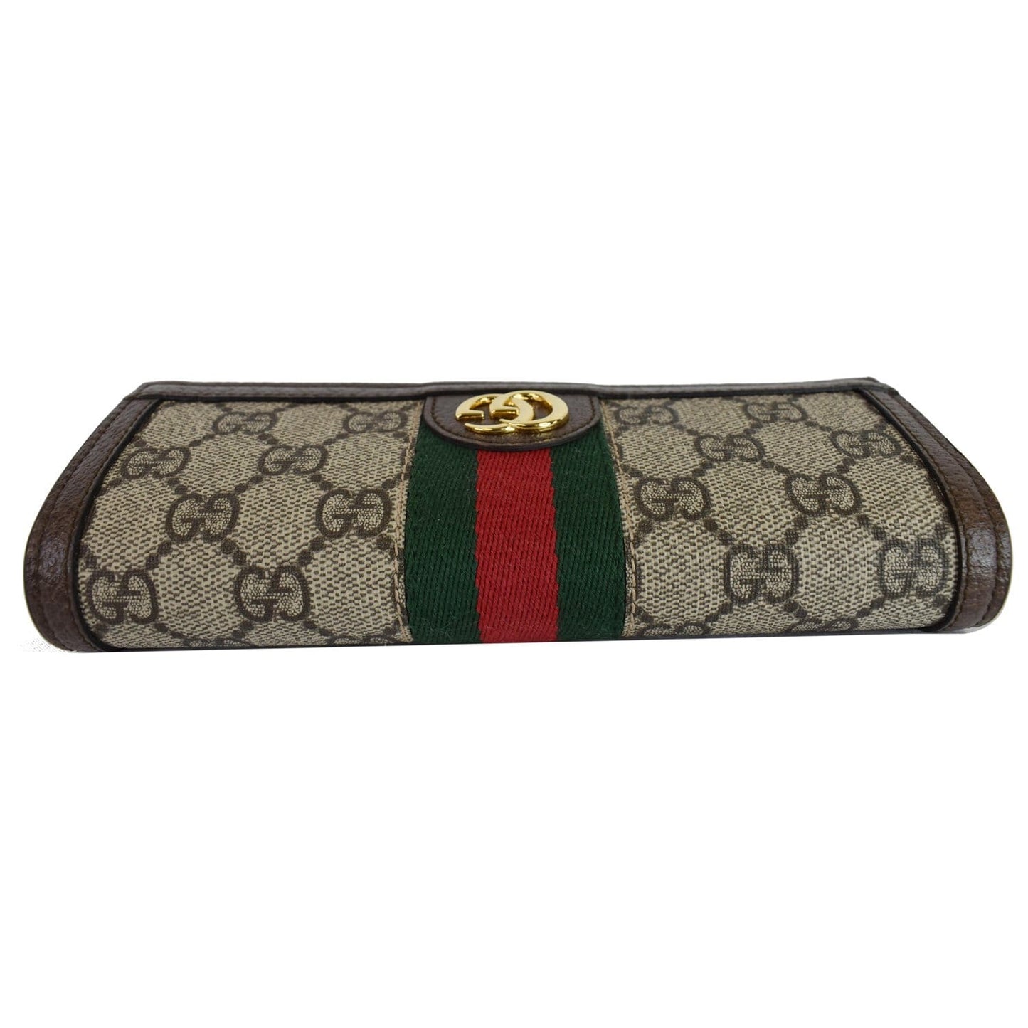 Gucci Ophidia GG Continental Supreme Canvas Wallet Beige 523153