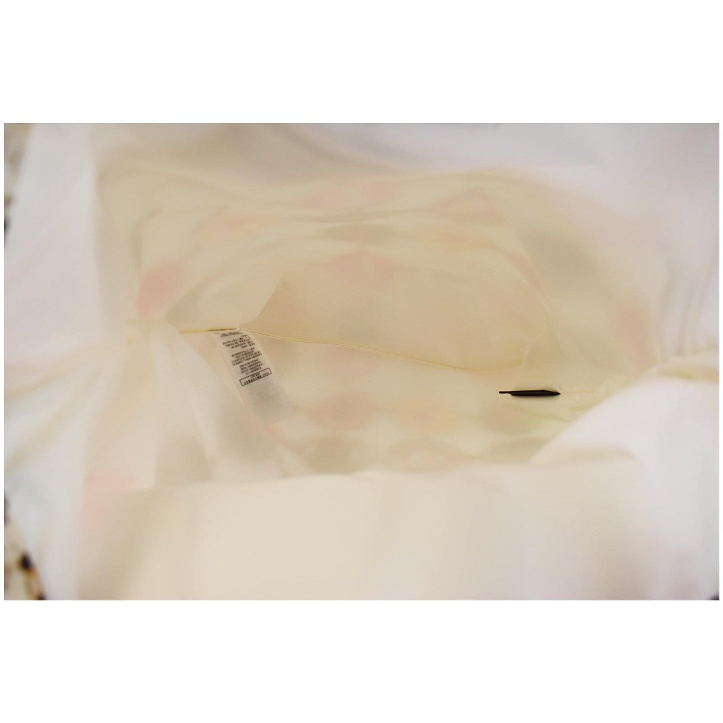 BURBERRY Flat Printed Large Nylon Tote Bag White Multi