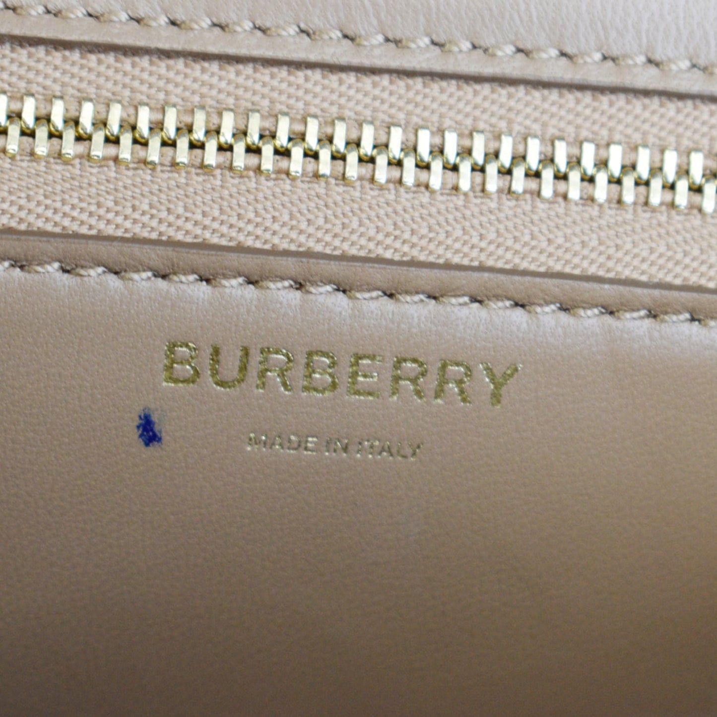 BURBERRY TB Small Leather Crossbody Bag Beige - Hot Deals