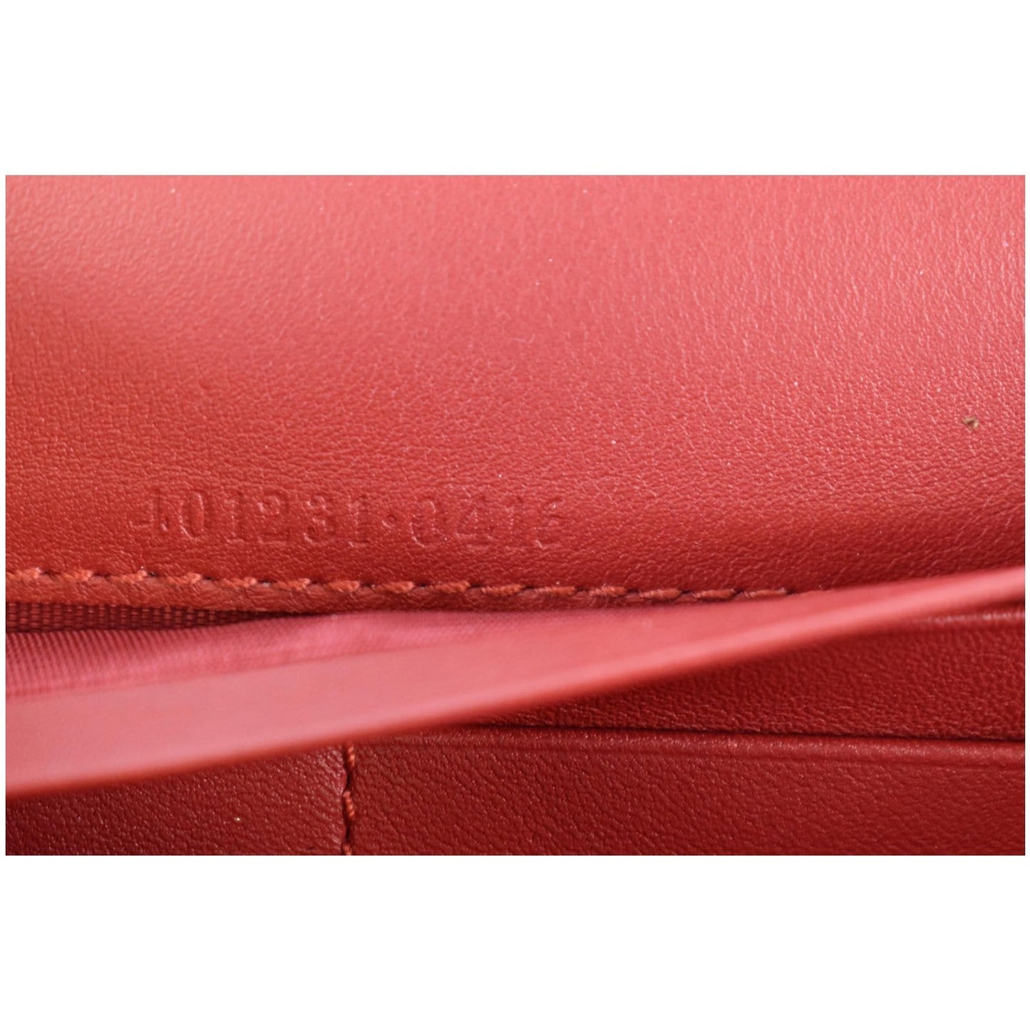 GUCCI Dionysus Mini Python Leather Crossbody Chain Wallet Red 401231
