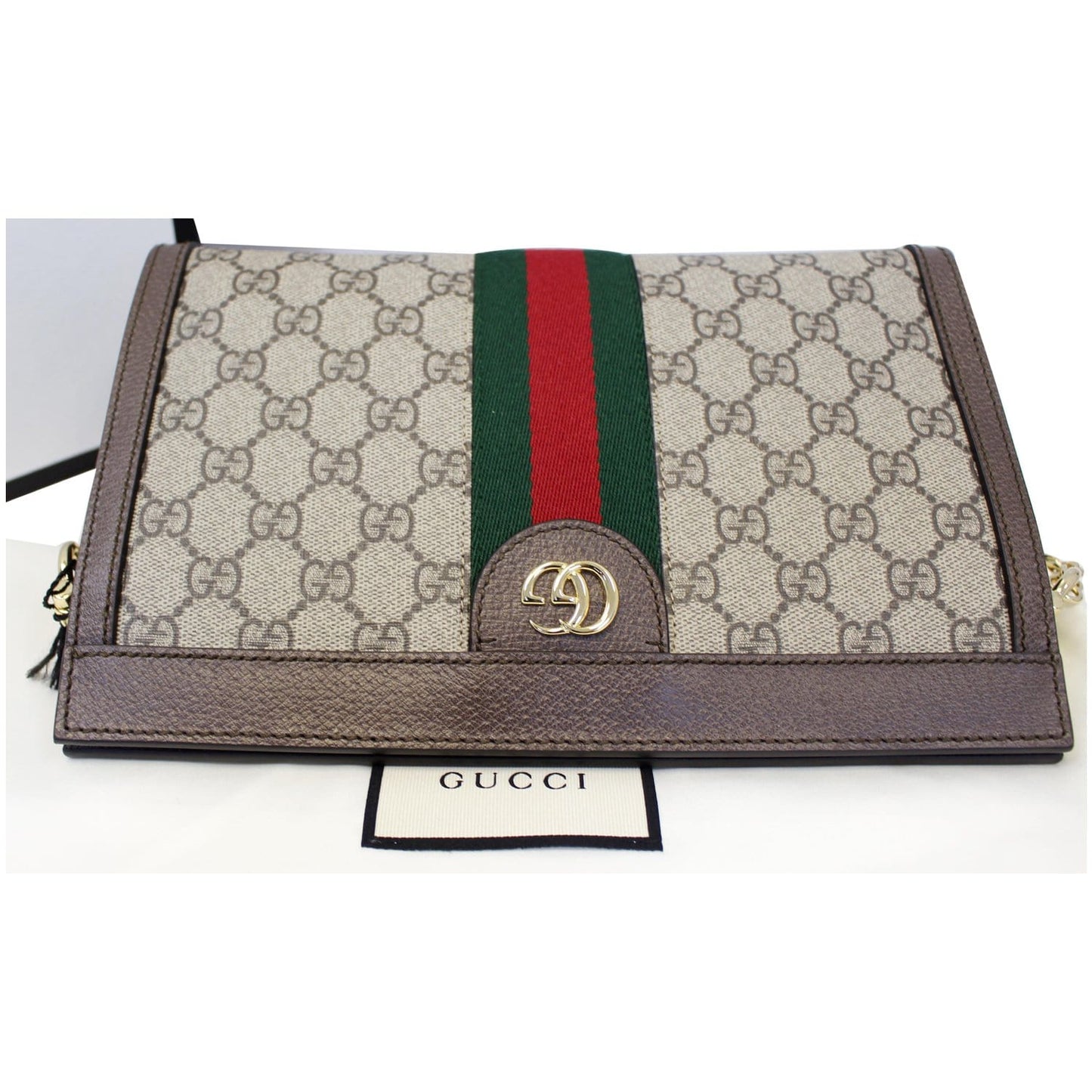 Gucci Ophidia GG Small Supreme Canvas Shoulder Bag Beige