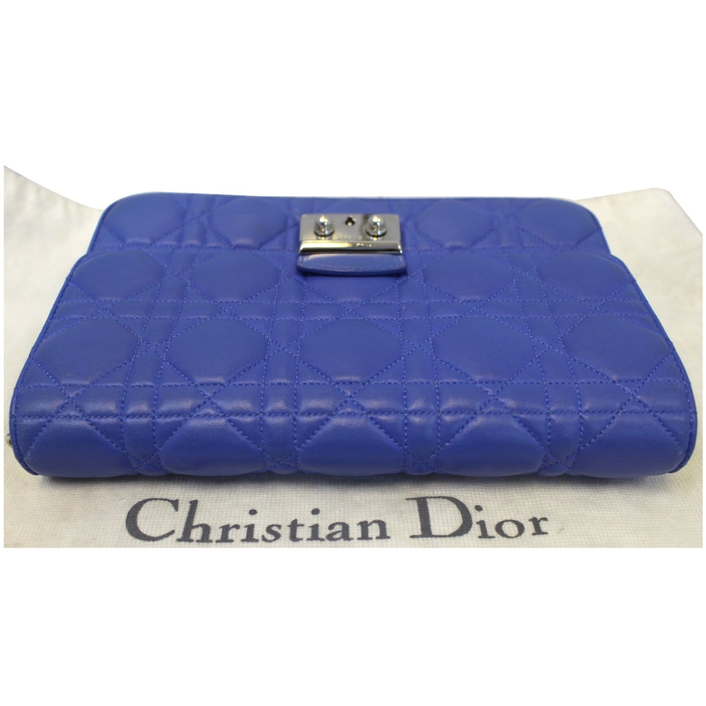 CHRISTIAN DIOR Miss Dior Promenade Cannage Quilted Leather Crossbody Bag