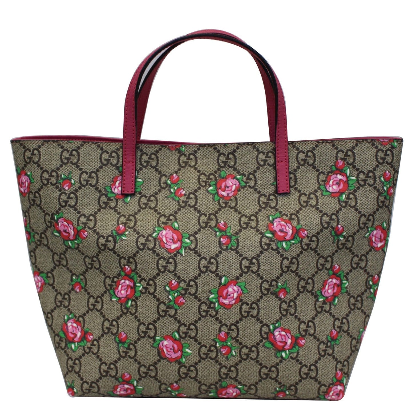GUCCI GG Supreme Canvas Tote Bag Beige 410812