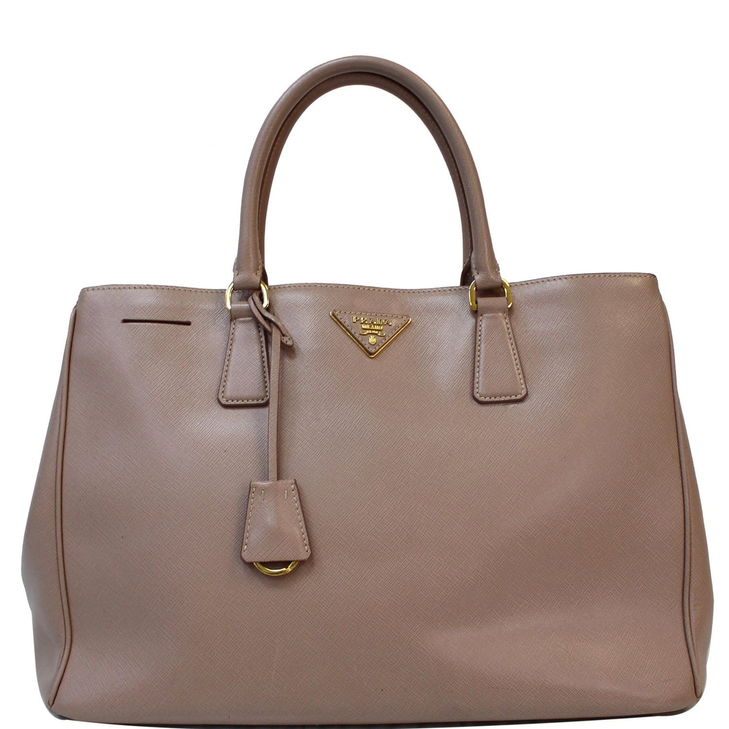 PRADA Lux Saffiano Leather Tote Tote Bag Light Pink