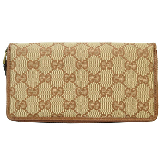 GUCCI Zip Around NY New York Yankees Patch Wallet Beige 547791 - Last Call