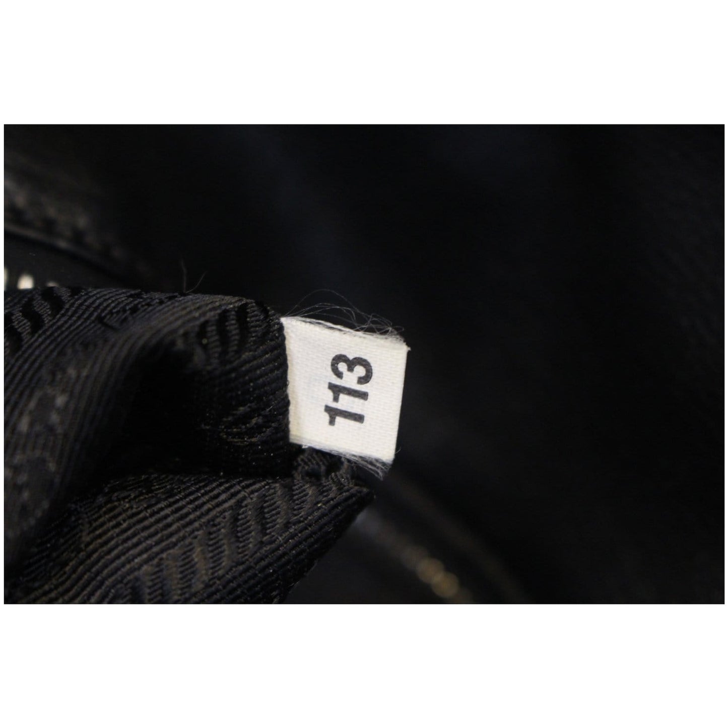 Prada Black Lambskin Leather Shoulder Bag