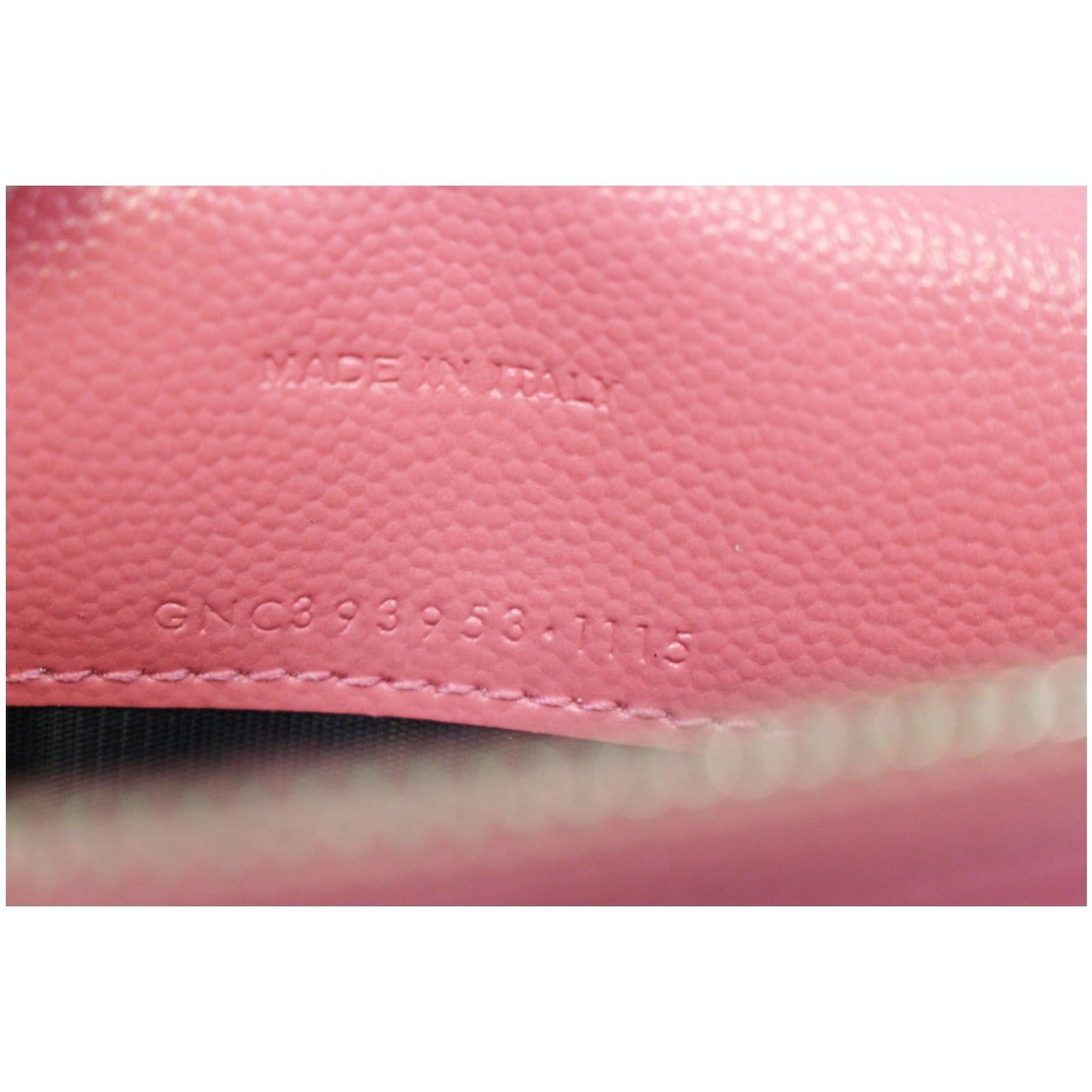 YVES Saint Laurent Monogram Matelasse Wallet-on-A-Chain Crossbody Bag Pink