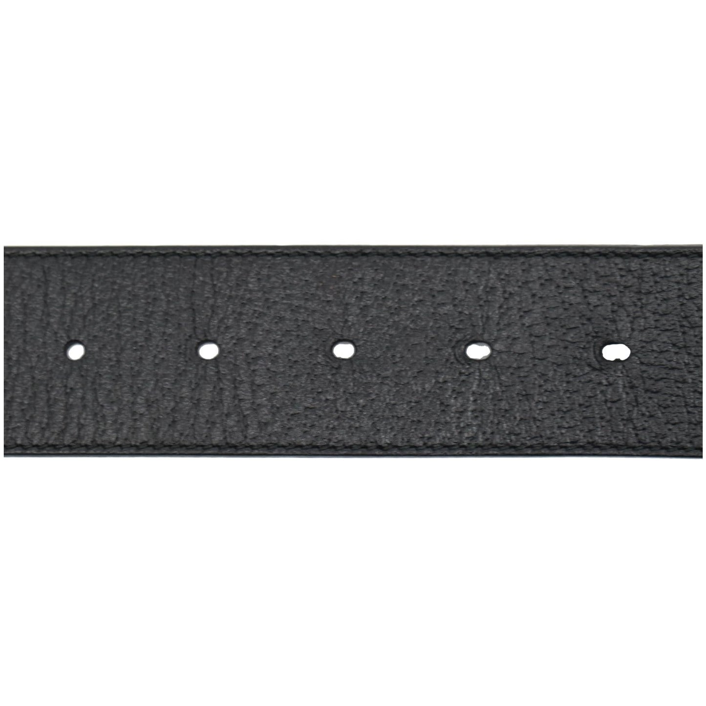 GUCCI Double G Buckle Leather Belt Black 406831 Size 90.36