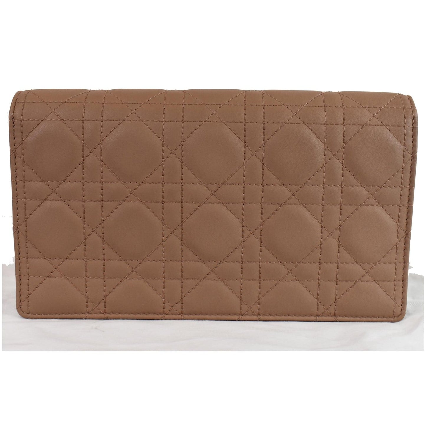 CHRISTIAN DIOR The Lady Dior Calfskin Chain Pouch Bag Blush Ultramatte