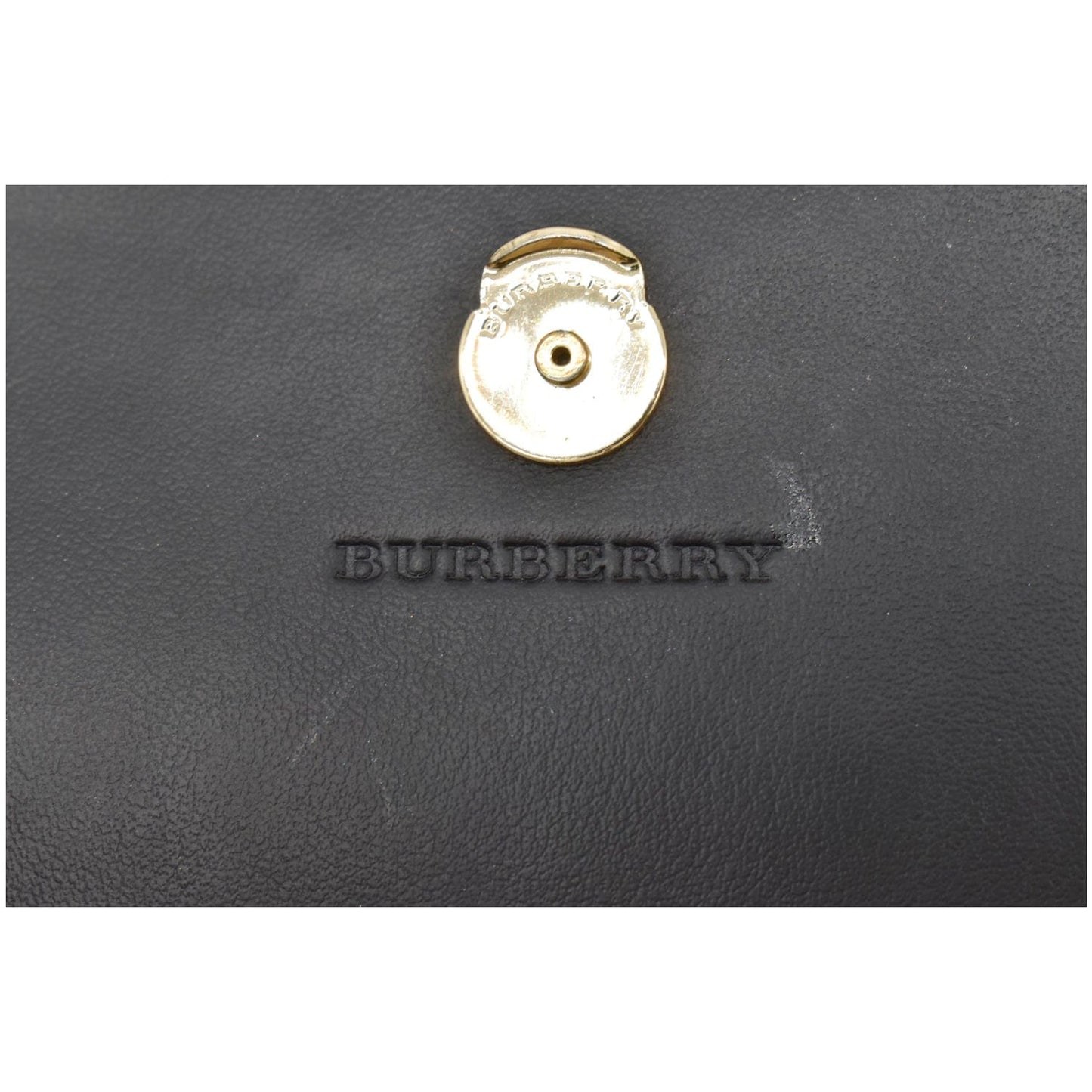 BURBERRY Henley Haymarket Check Canvas Wallet On Chain Crossbody Bag Beige