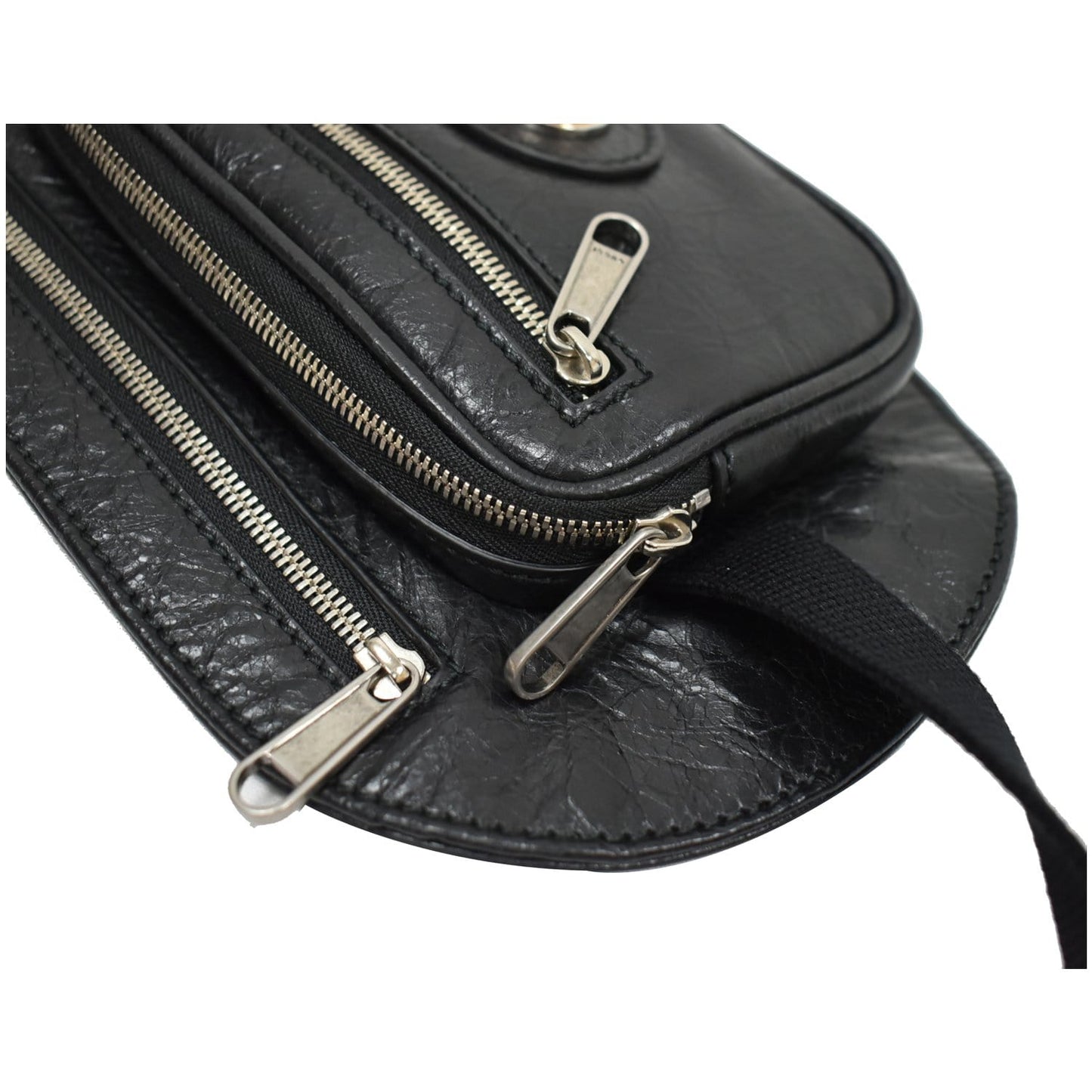 GUCCI Morpheus GG Interlocking Logo Leather Belt Bag Black 575857 - 25% OFF
