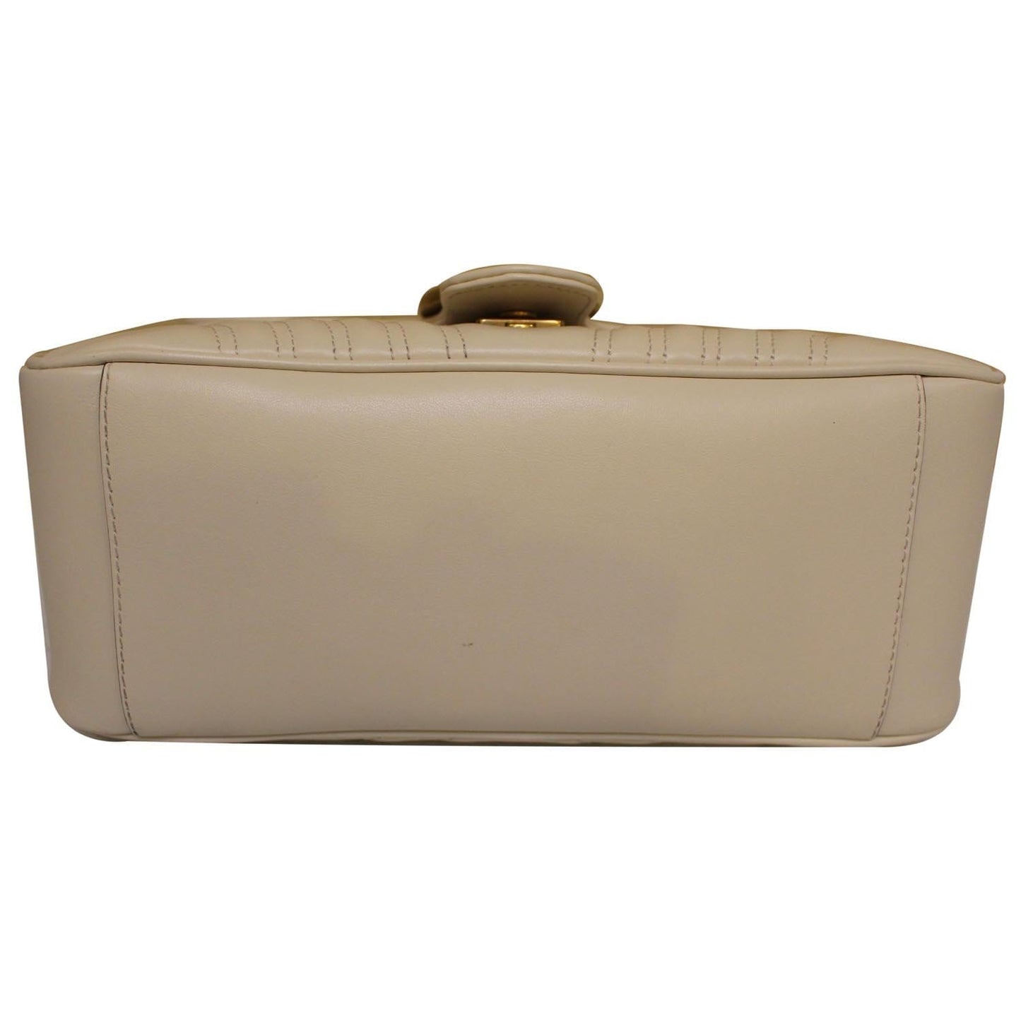 GUCCI GG Marmont Small Top Handle Shoulder Bag Cream 498110