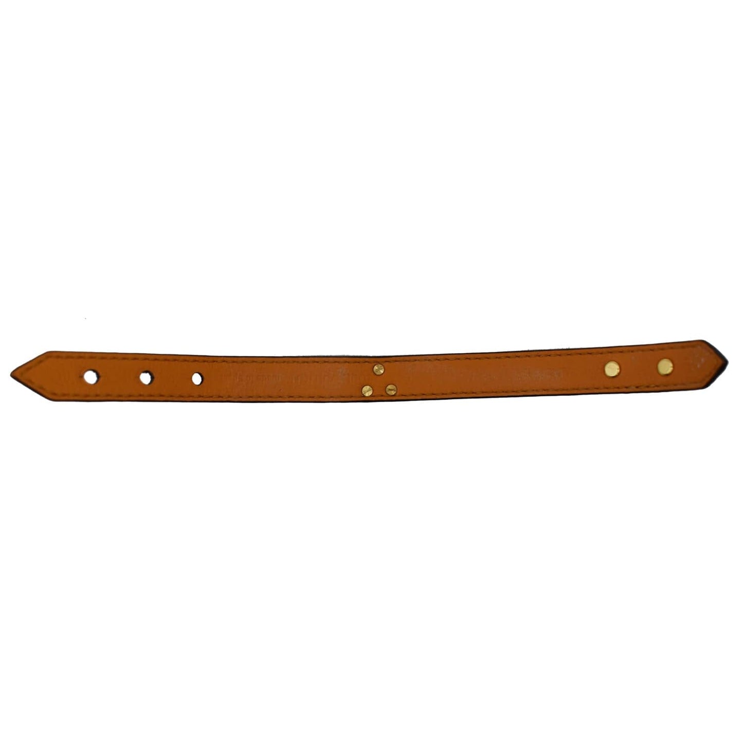 LOUIS VUITTON Essential V Monogram Canvas Bracelet Brown Size 15