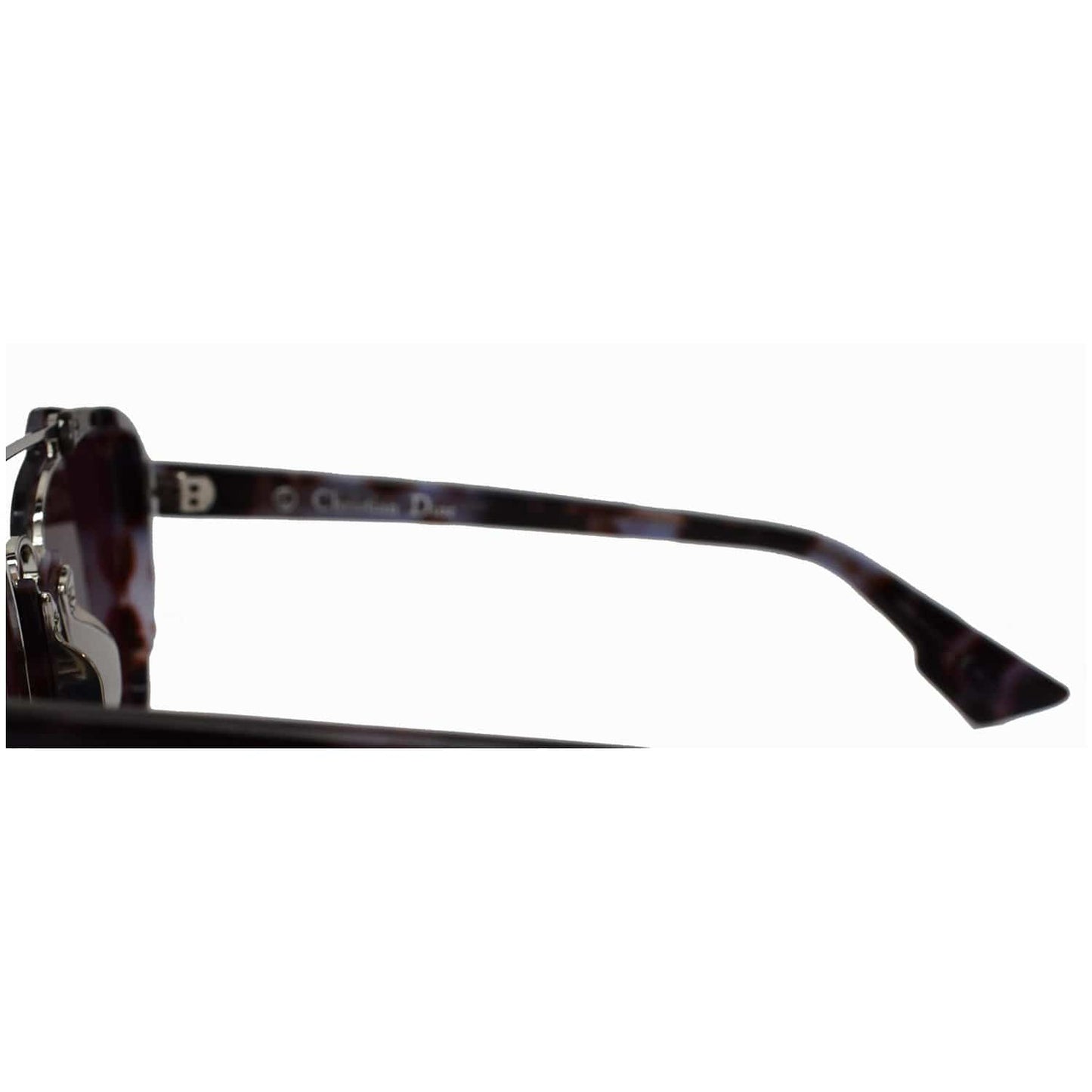 Christian Dior Abstract YH0/A1 58 Women Havana Sunglasses Orange Mirrored Lens