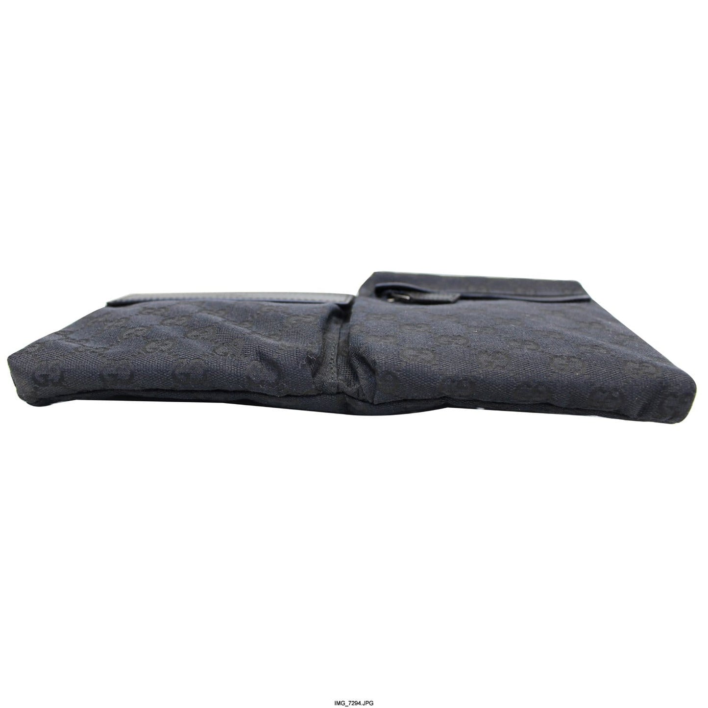 GUCCI Monogram Waist Bum Bag Black 28566