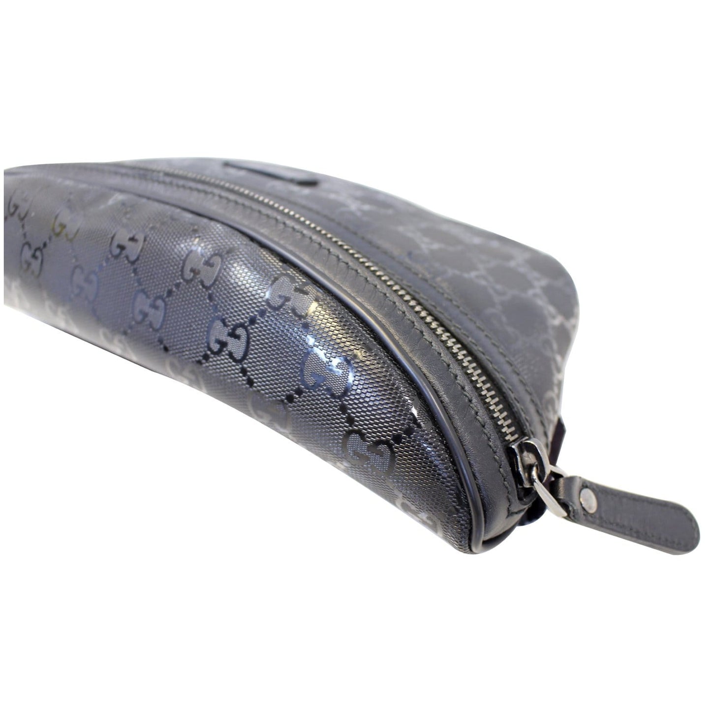 GUCCI GG Imprime Monogram Waist Bum Bag Black 233269