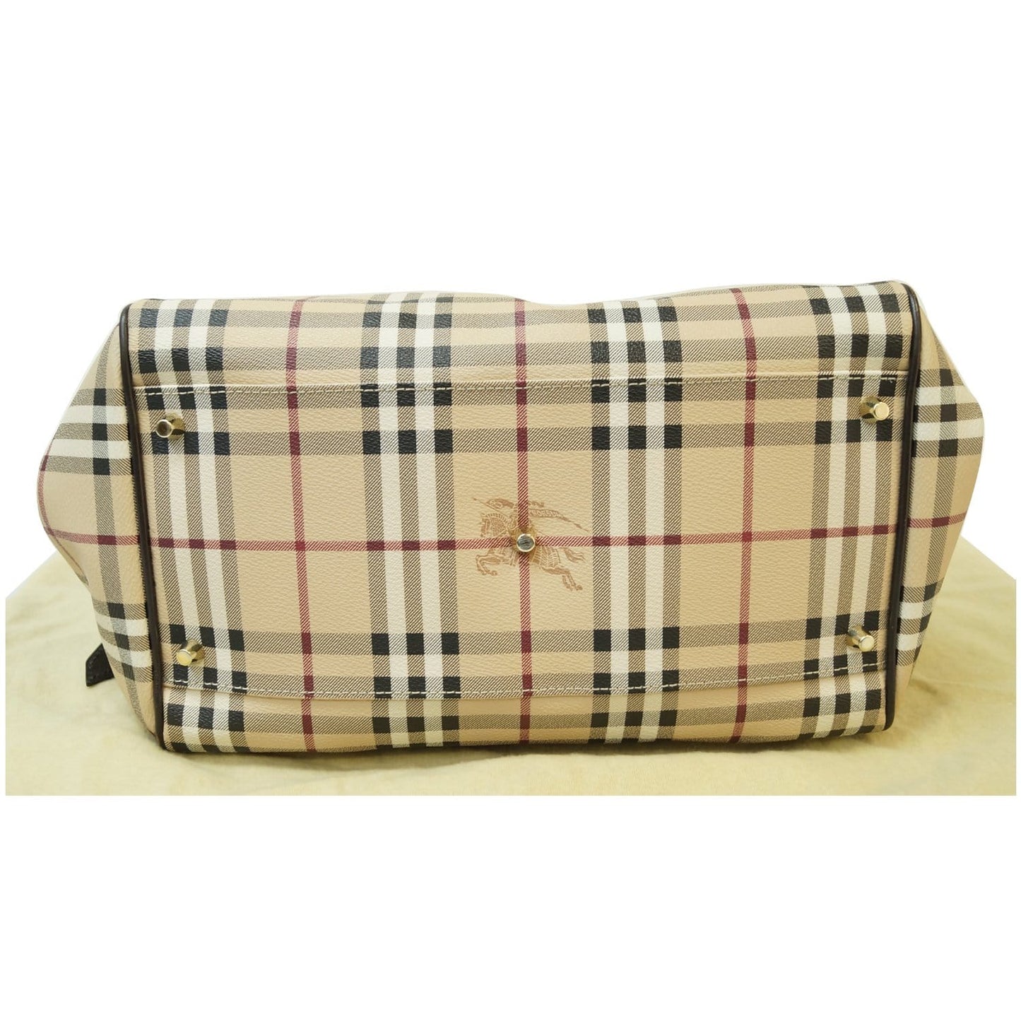 BURBERRY Canterbury Haymarket Check Tote Bag Multicolor