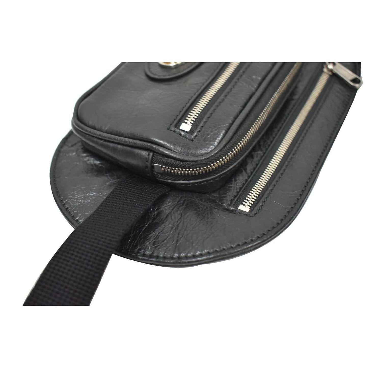 GUCCI Morpheus GG Interlocking Logo Leather Belt Bag Black 575857 - 25% OFF