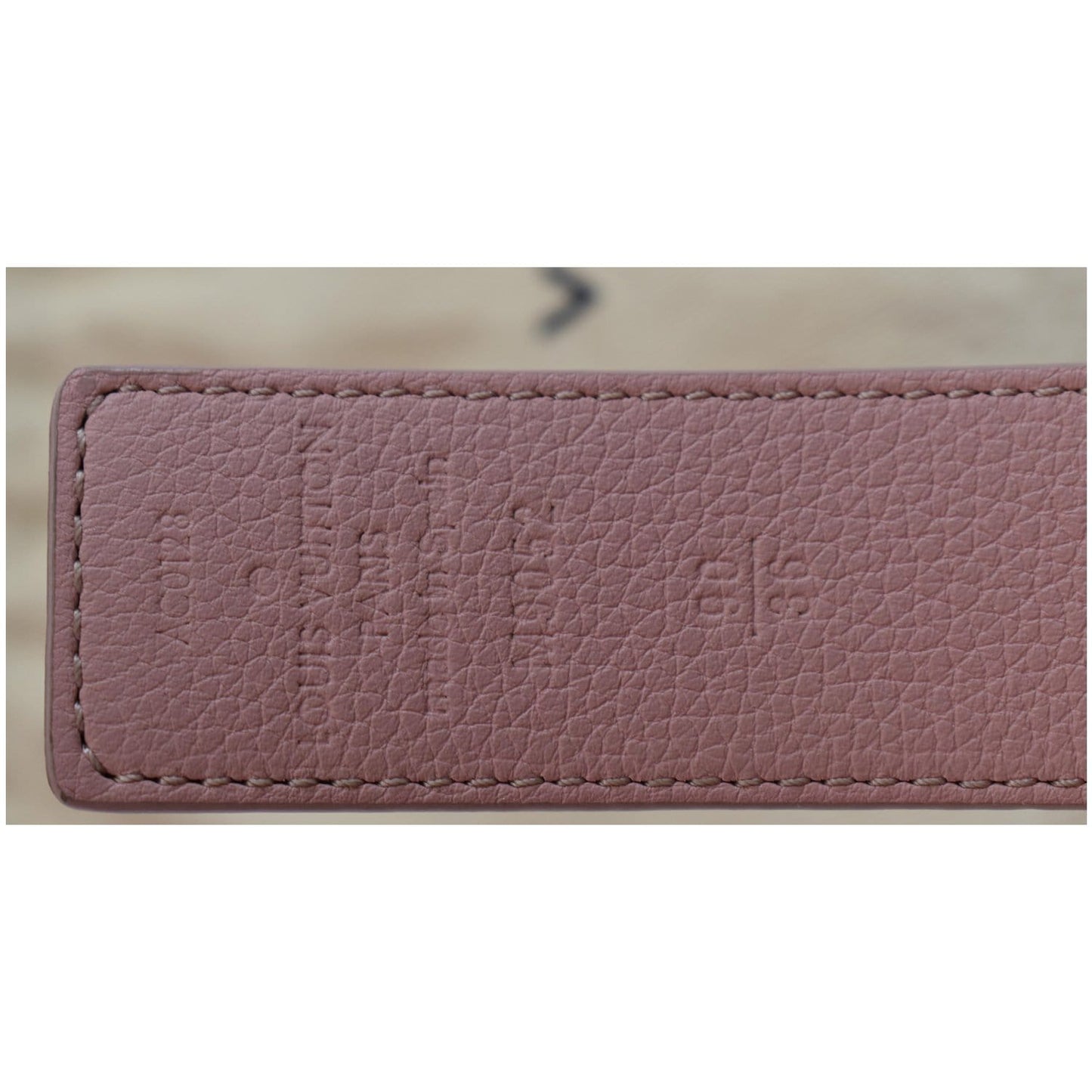 LOUIS VUITTON LV Initiales Monogram Canvas Belt Brown