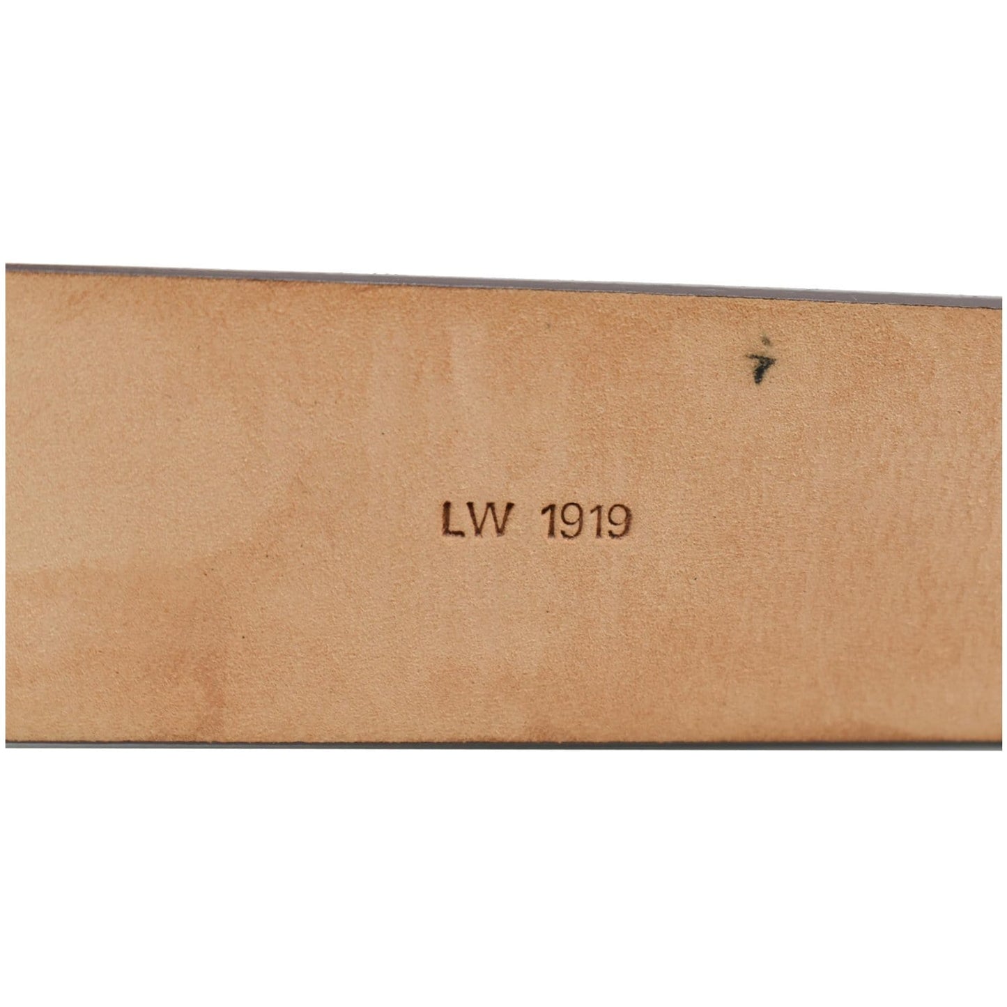 LOUIS VUITTON Ceinture Carre Damier Ebene Belt Brown
