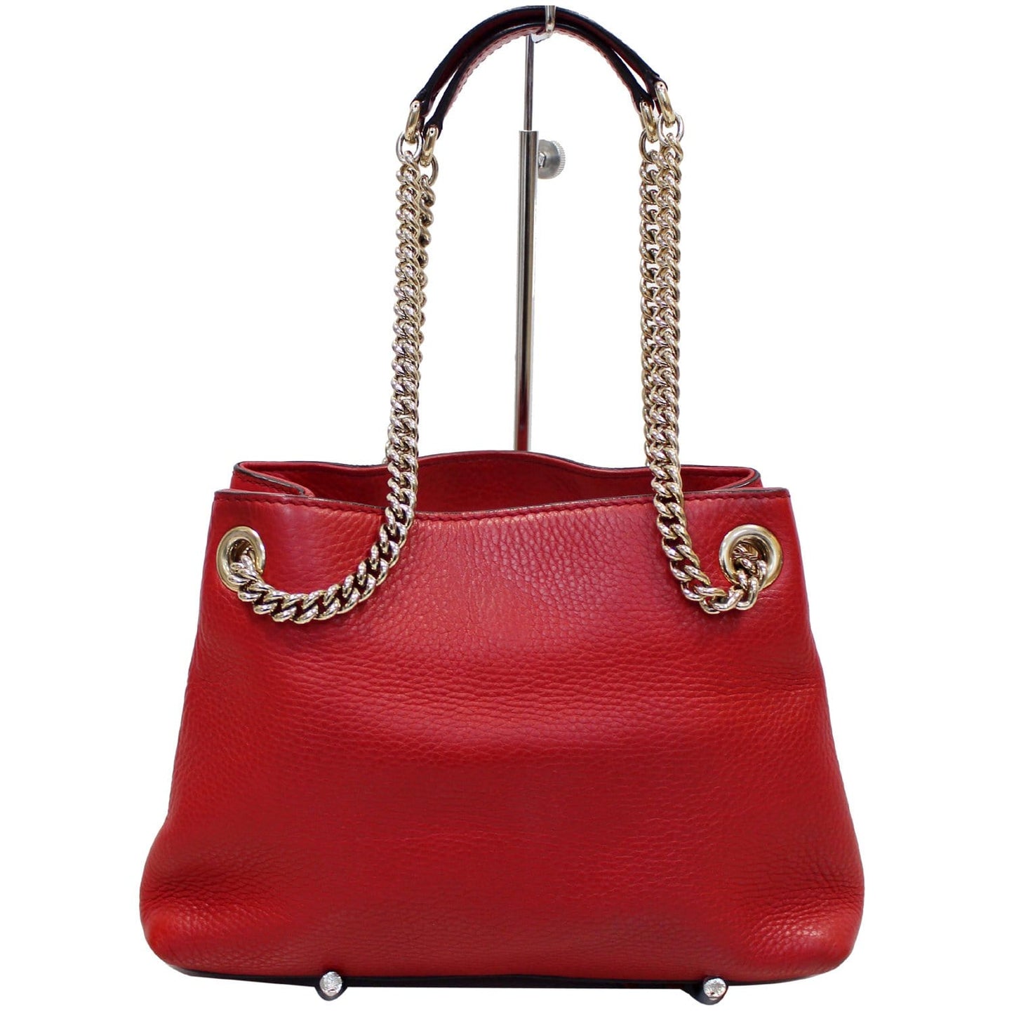 GUCCI Soho Chain Mini Tassel Leather Shoulder Bag Red 387043 - 15% OFF