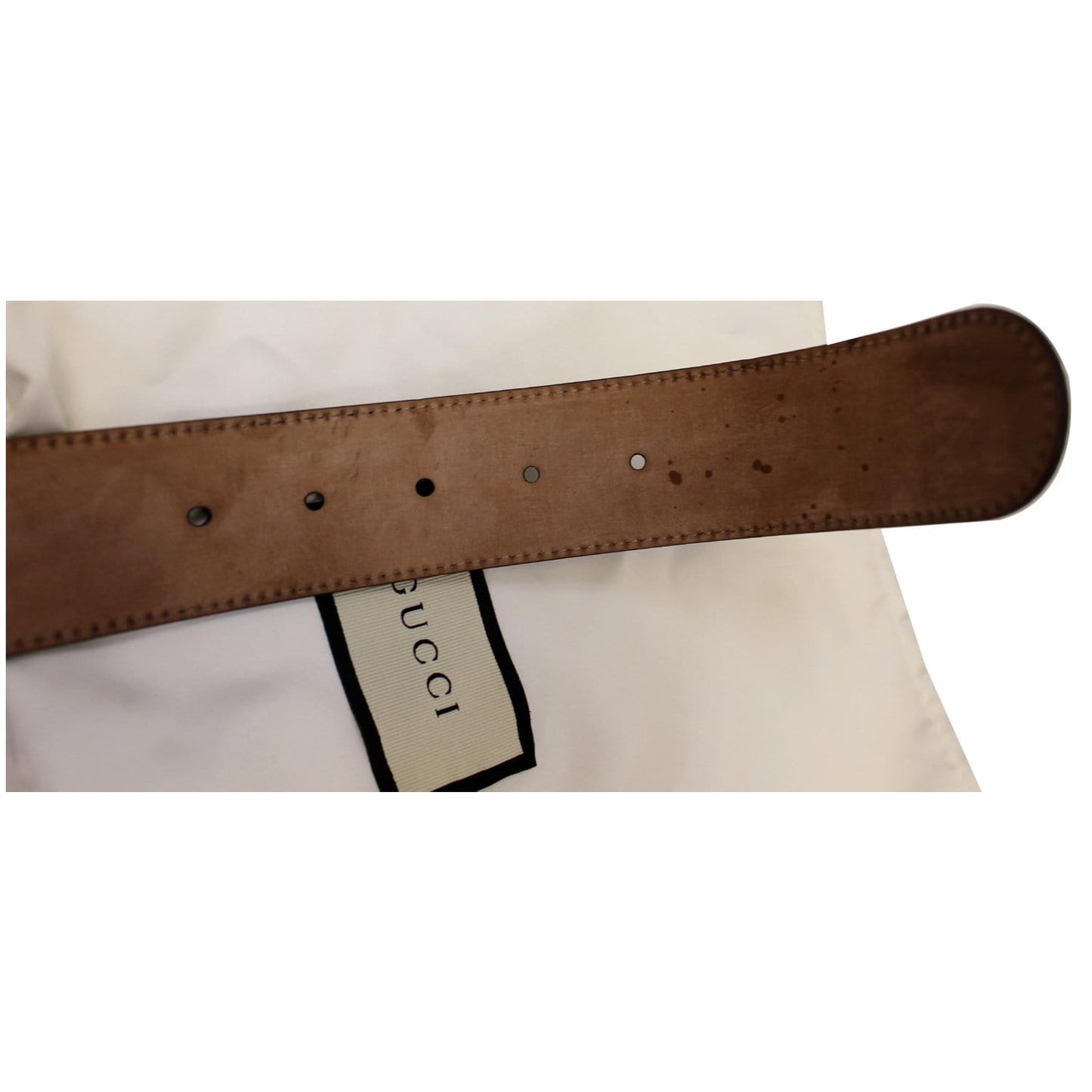 GUCCI GG Supreme GG Buckle Belt Beige 411924