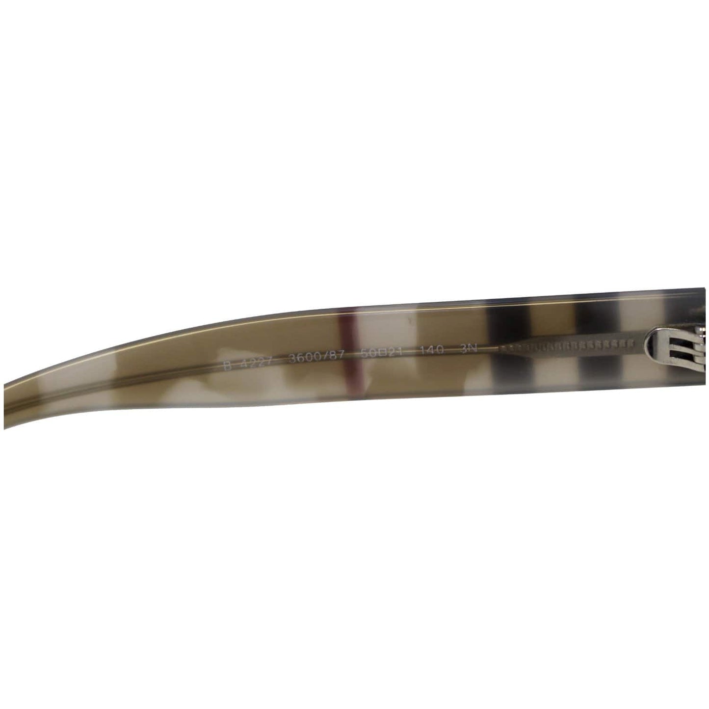 BURBERRY Round Striped Sunglasses 4227 Grey