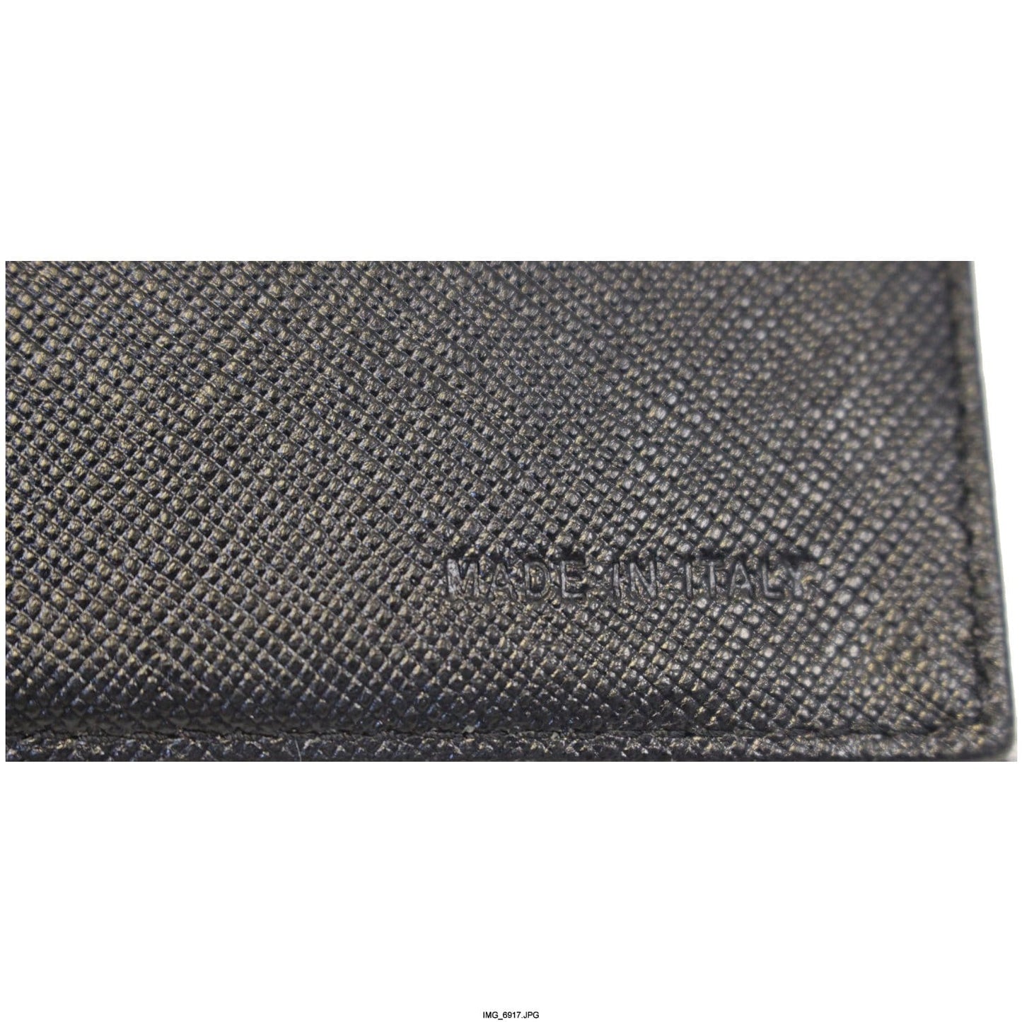 PRADA Black Nylon Checkbook Cover Wallet